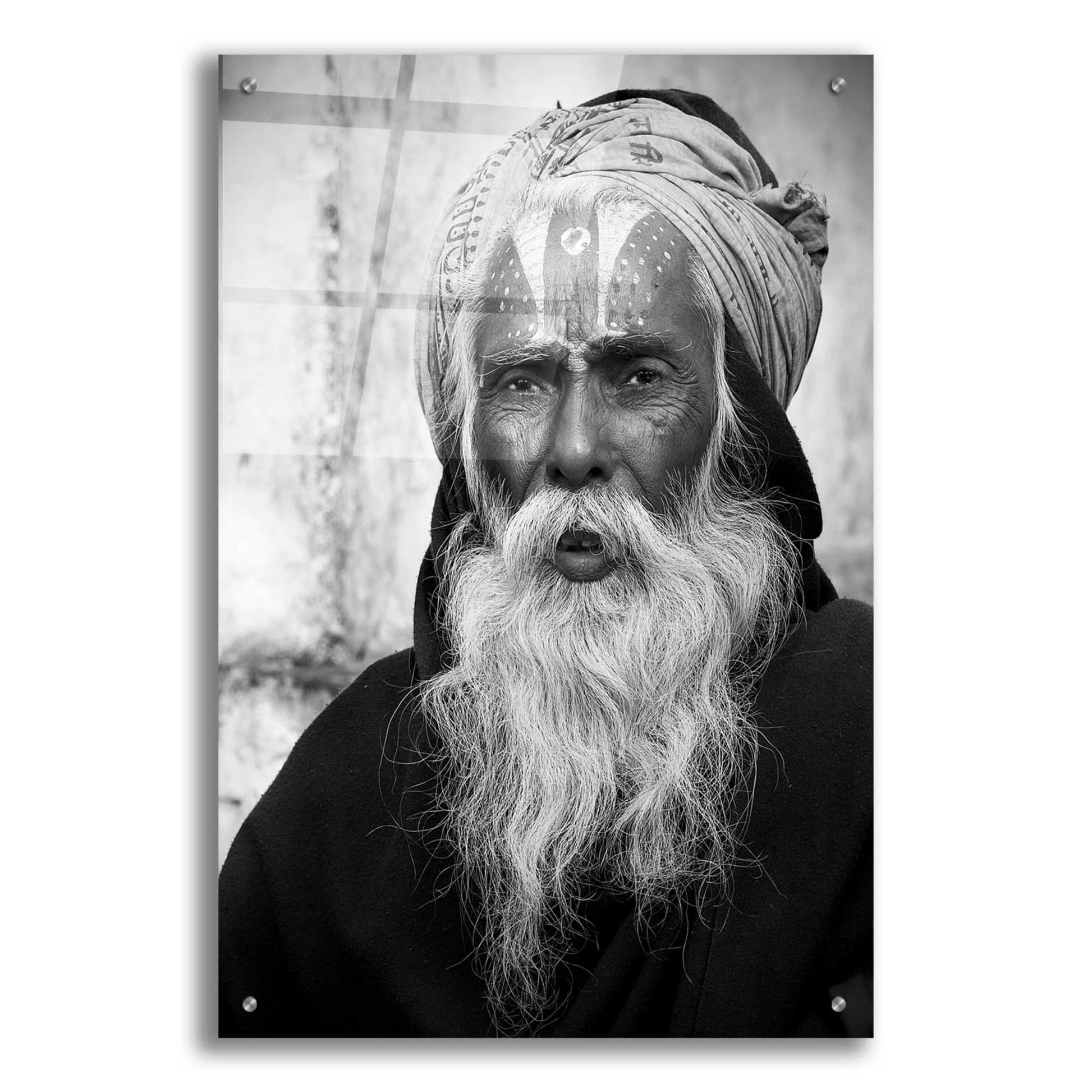 Epic Art 'Nepal Saddhu II' by Nina Papiorek, Acrylic Glass Wall Art,24x36