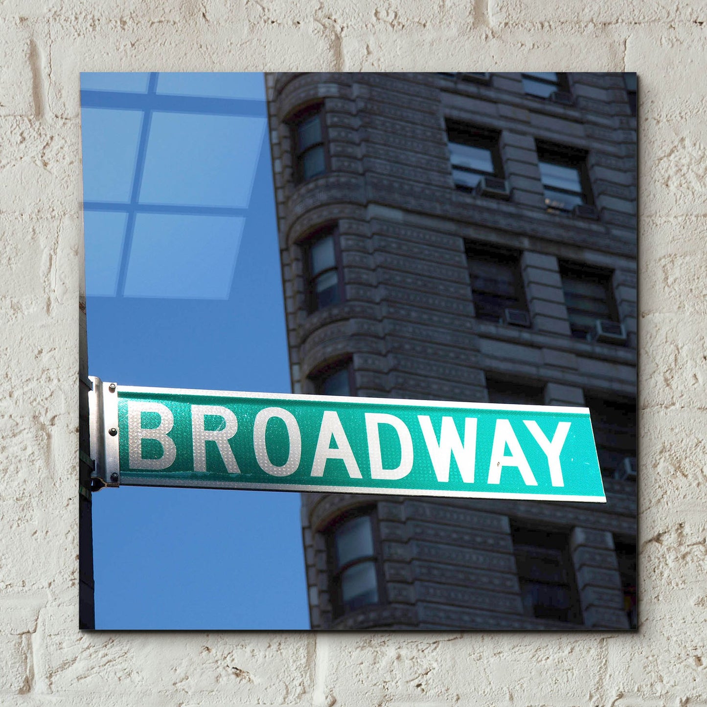 Epic Art 'NYC Broadway' by Nina Papiorek, Acrylic Glass Wall Art,12x12