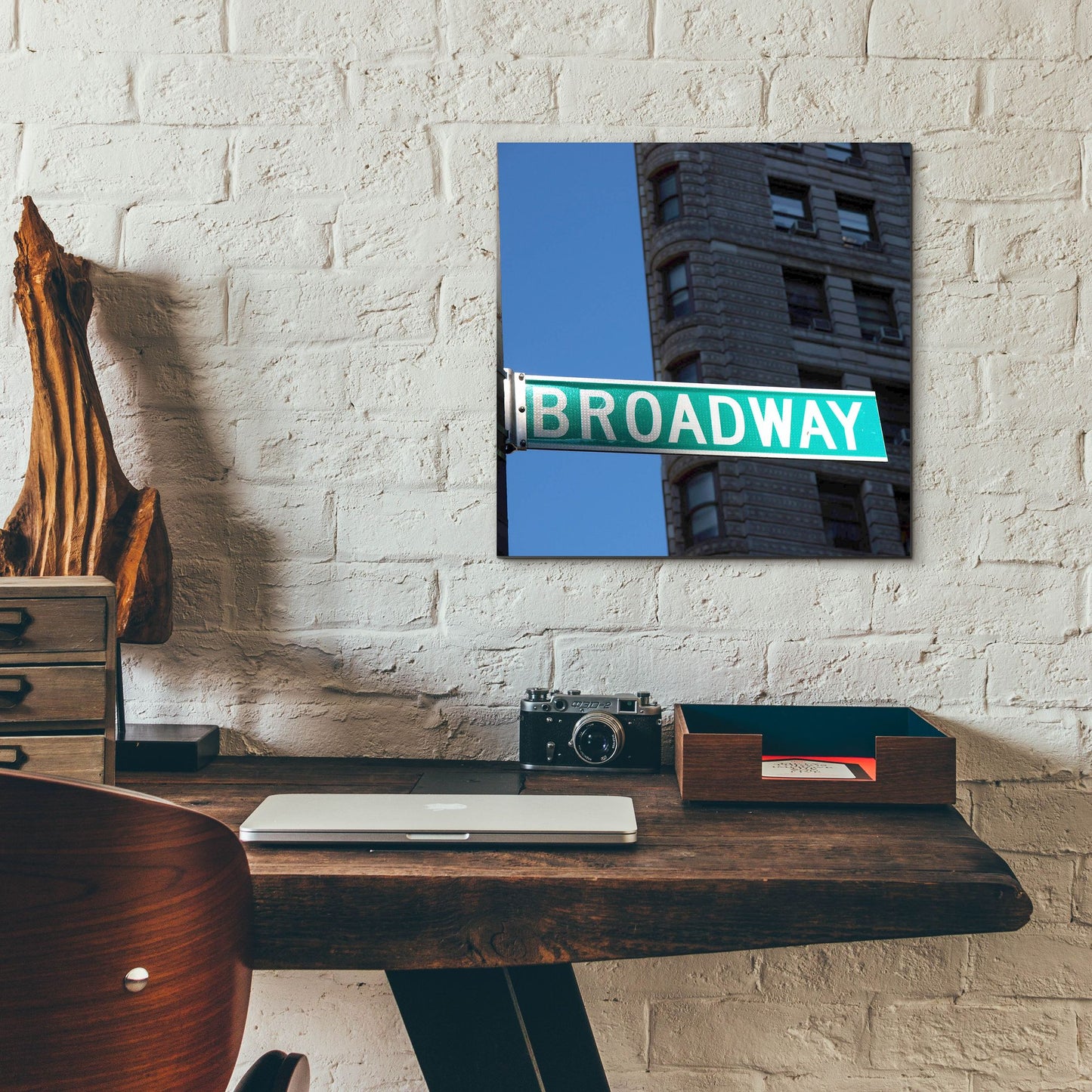 Epic Art 'NYC Broadway' by Nina Papiorek, Acrylic Glass Wall Art,12x12