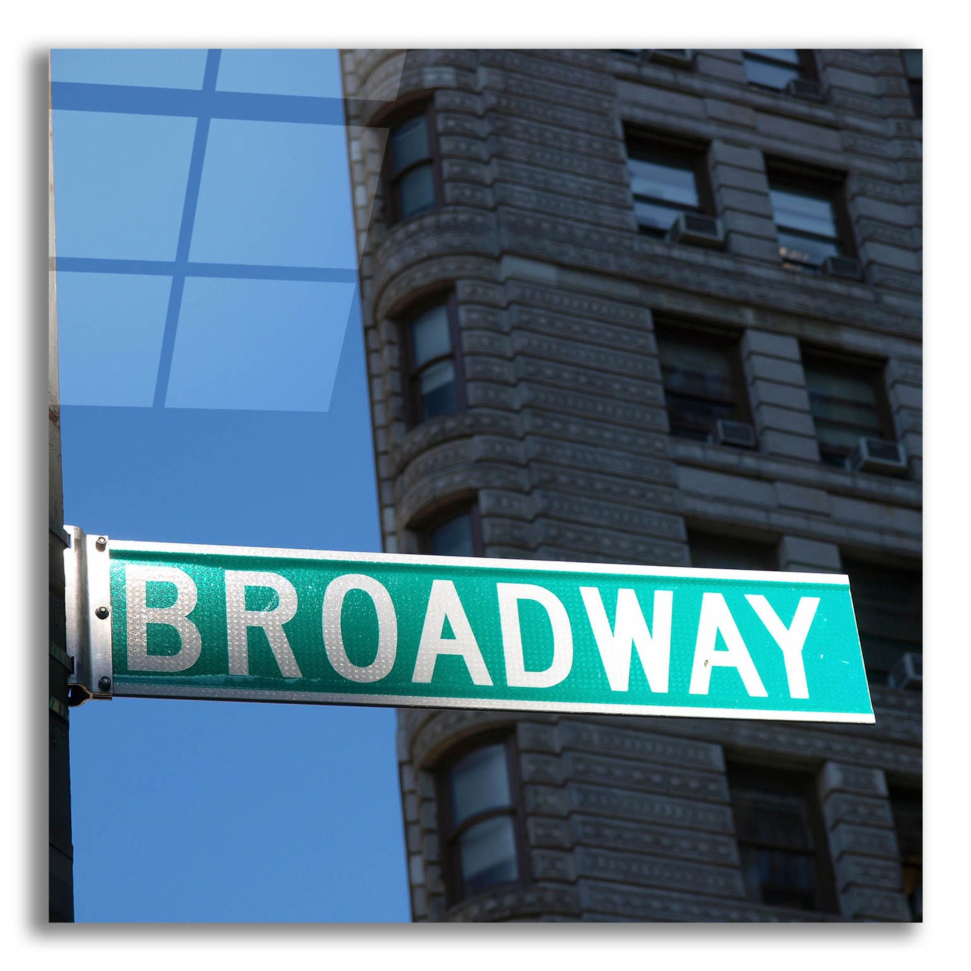 Epic Art 'NYC Broadway' by Nina Papiorek, Acrylic Glass Wall Art,12x12