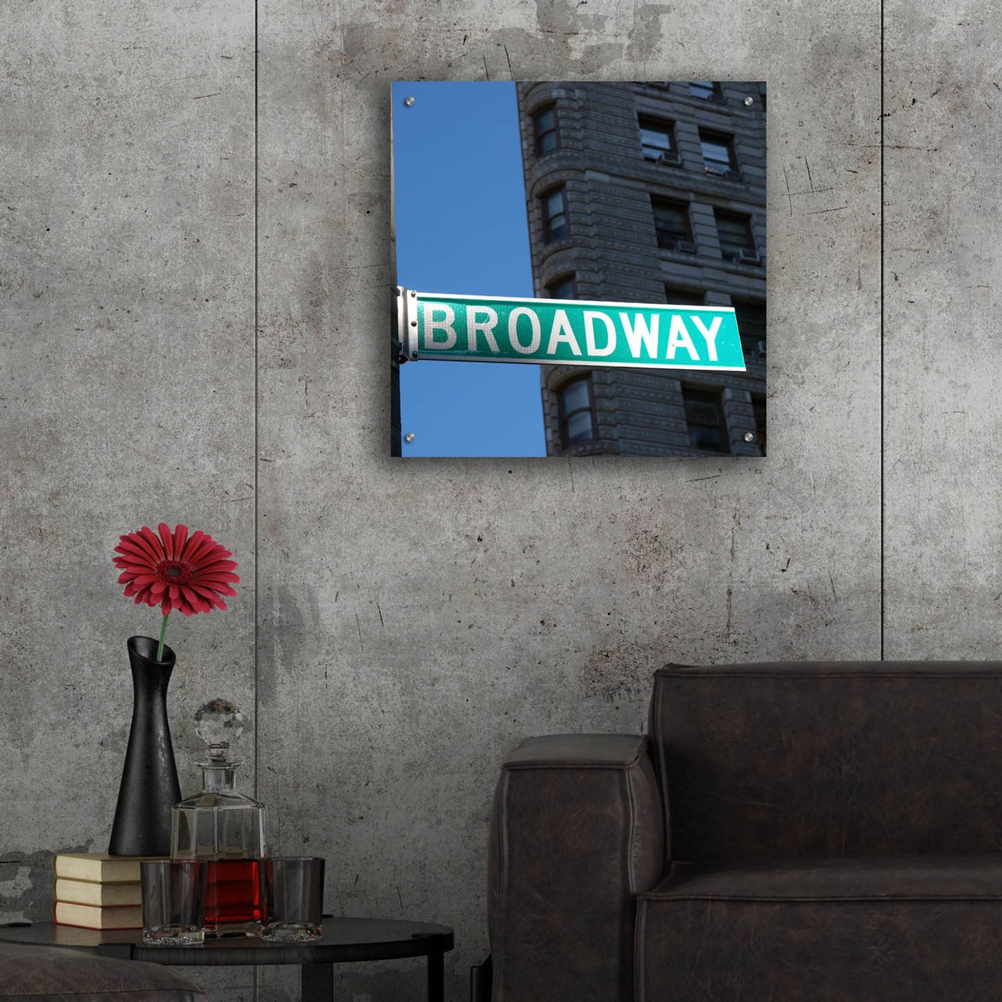 Epic Art 'NYC Broadway' by Nina Papiorek, Acrylic Glass Wall Art,24x24