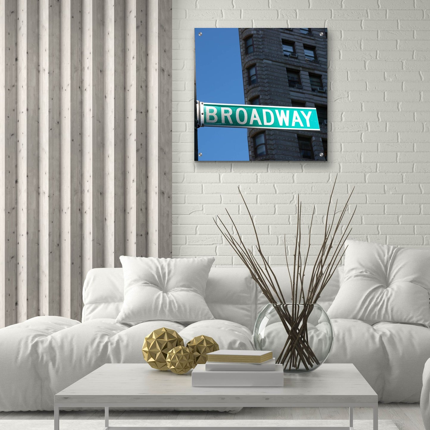 Epic Art 'NYC Broadway' by Nina Papiorek, Acrylic Glass Wall Art,24x24