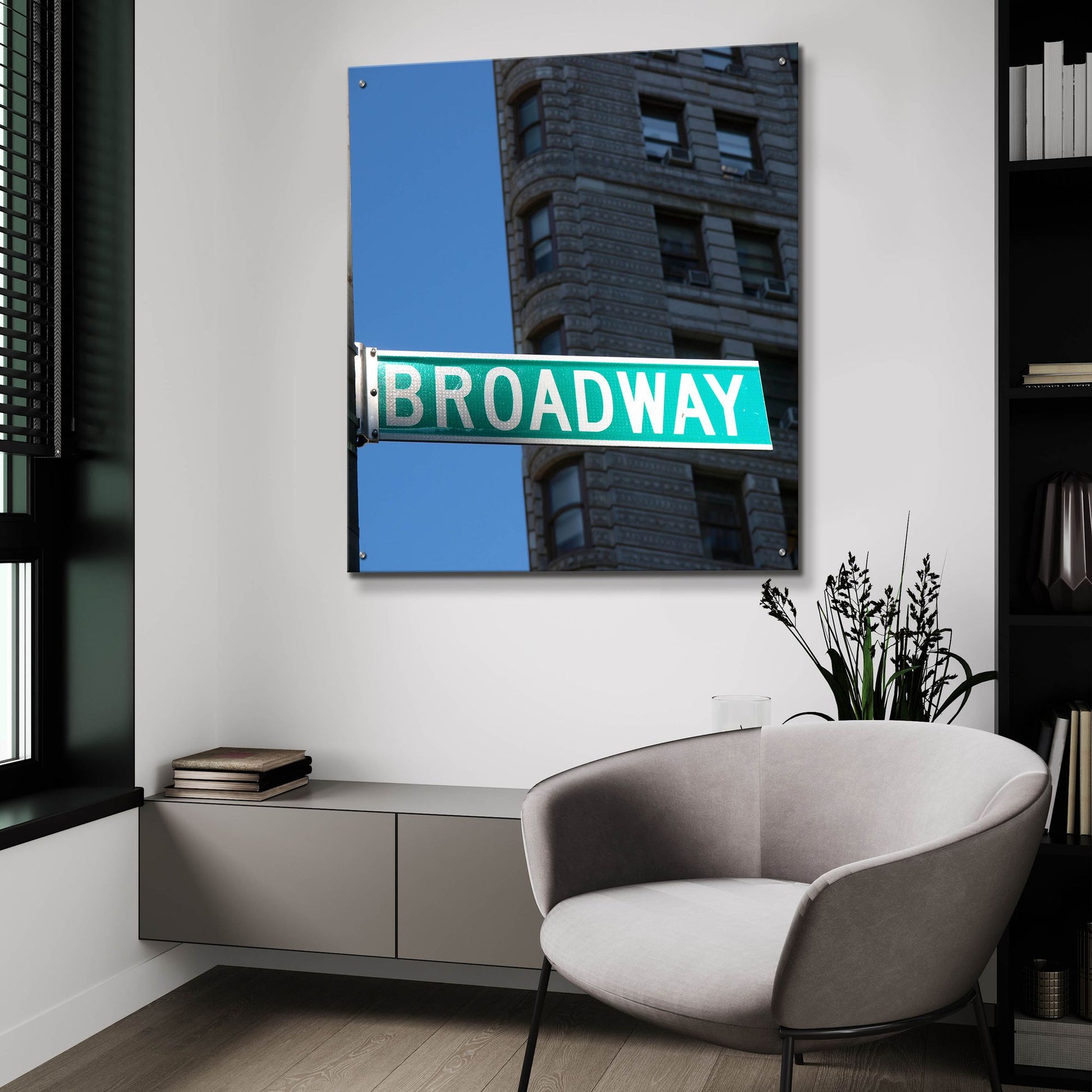 Epic Art 'NYC Broadway' by Nina Papiorek, Acrylic Glass Wall Art,36x36