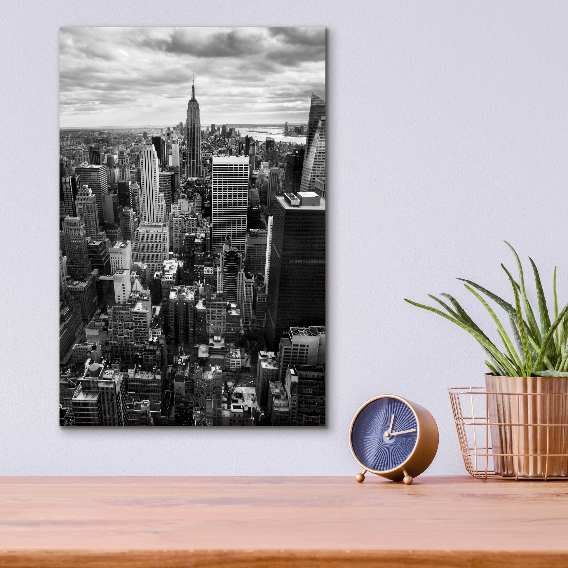 Epic Art 'NYC Downtown II' by Nina Papiorek, Acrylic Glass Wall Art,12x16