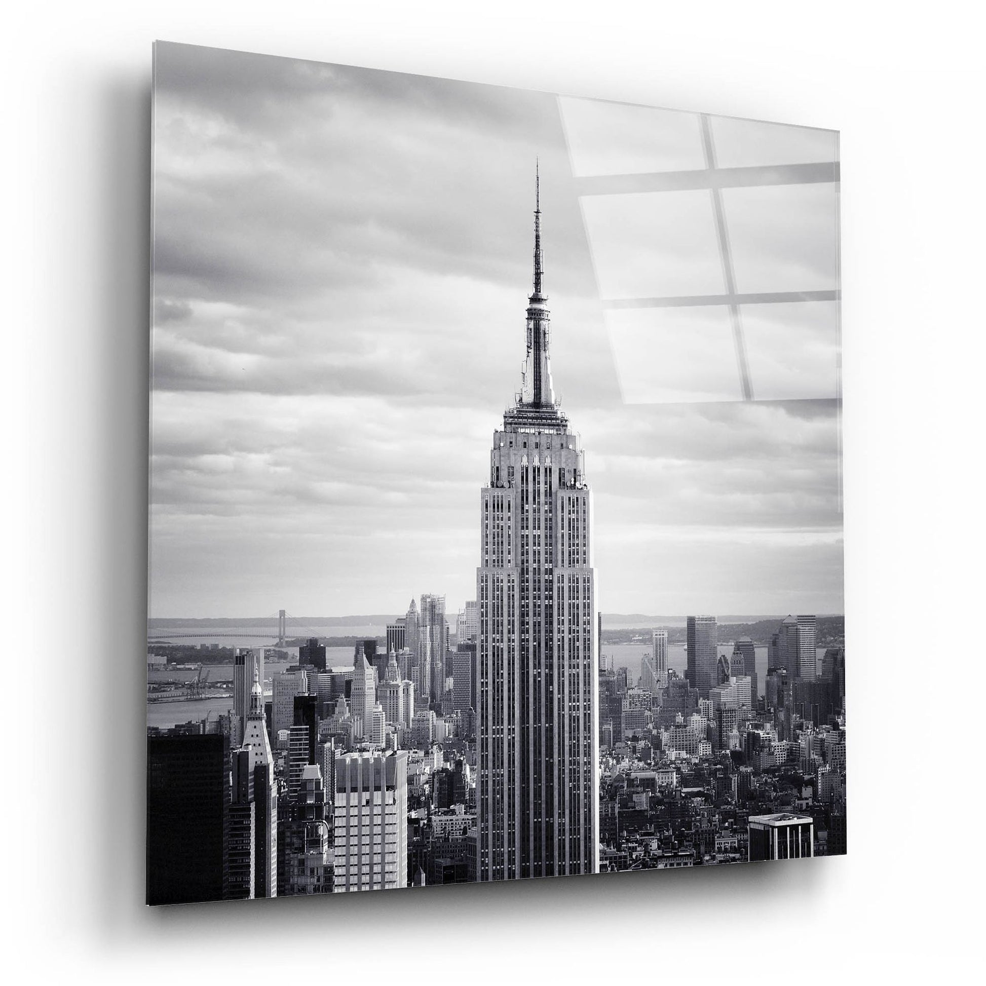 Epic Art 'NYC Empire' by Nina Papiorek, Acrylic Glass Wall Art,12x12