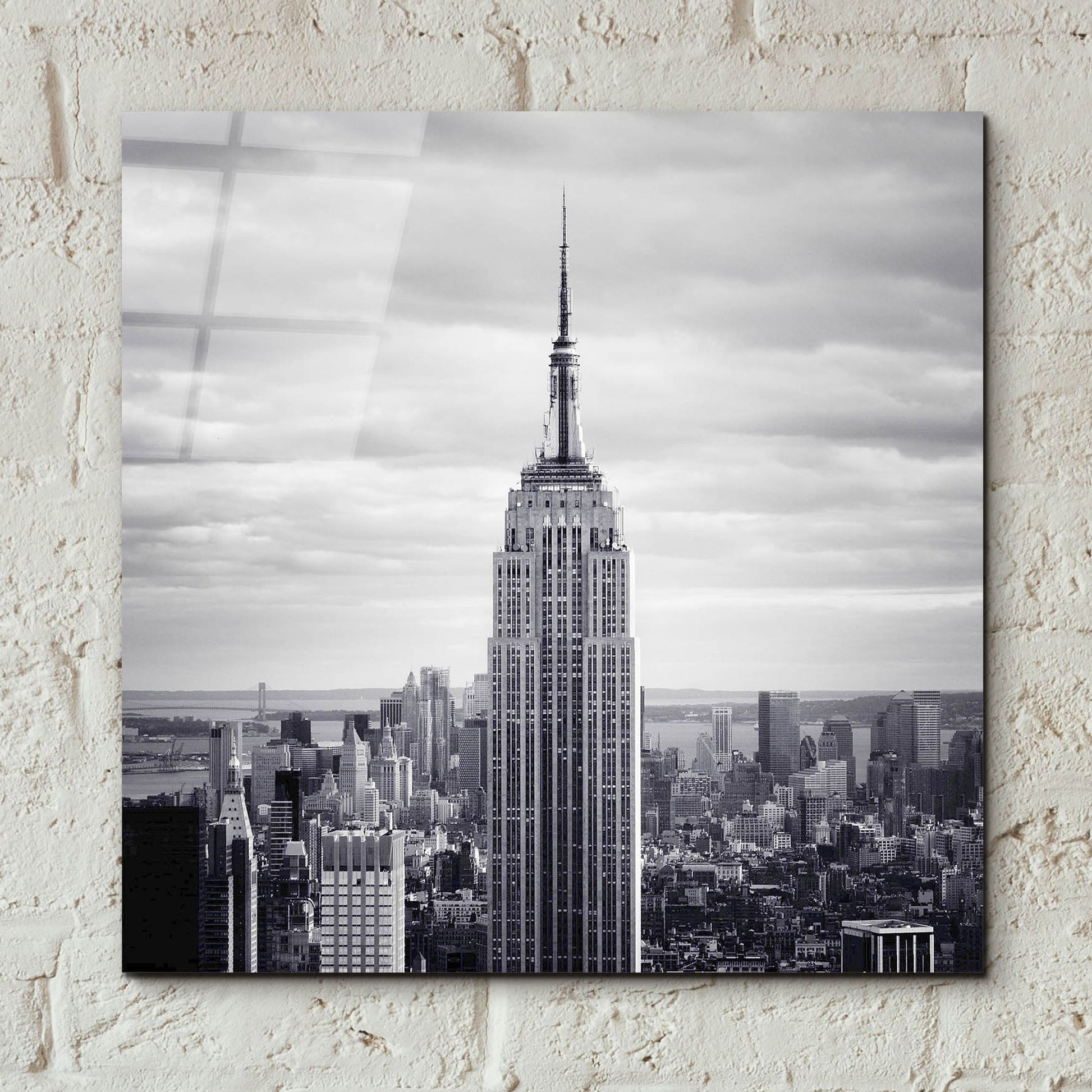 Epic Art 'NYC Empire' by Nina Papiorek, Acrylic Glass Wall Art,12x12