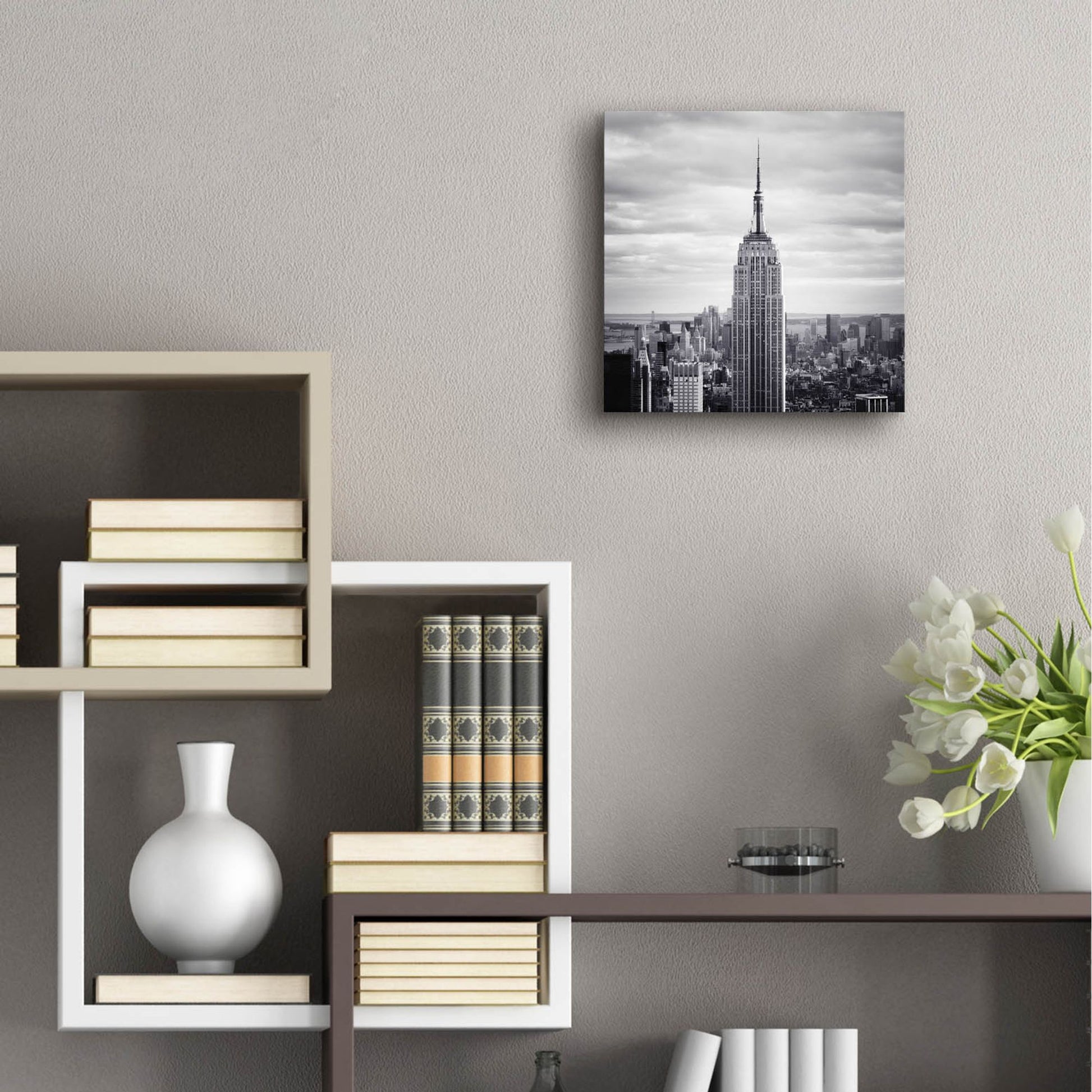 Epic Art 'NYC Empire' by Nina Papiorek, Acrylic Glass Wall Art,12x12