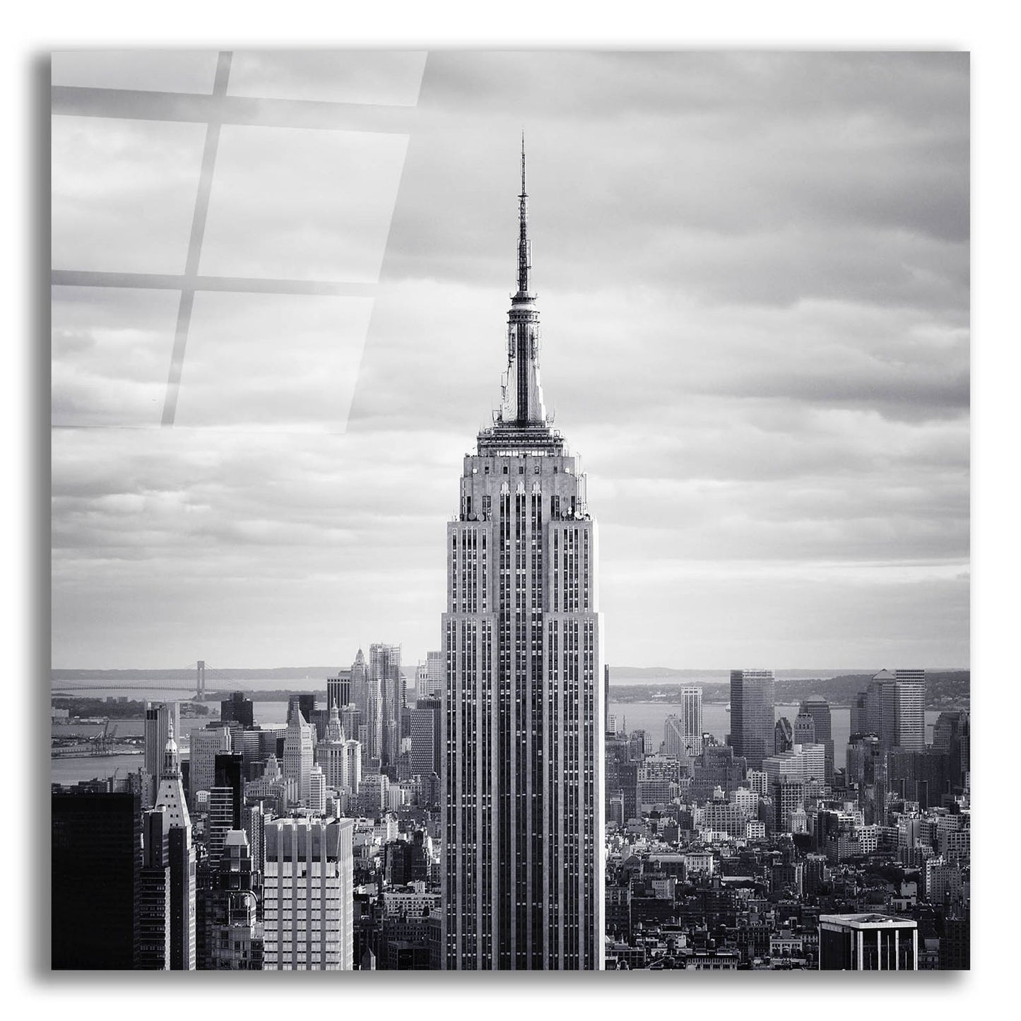 Epic Art 'NYC Empire' by Nina Papiorek, Acrylic Glass Wall Art,12x12