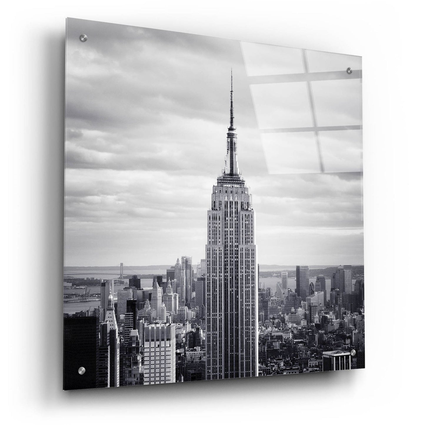 Epic Art 'NYC Empire' by Nina Papiorek, Acrylic Glass Wall Art,24x24