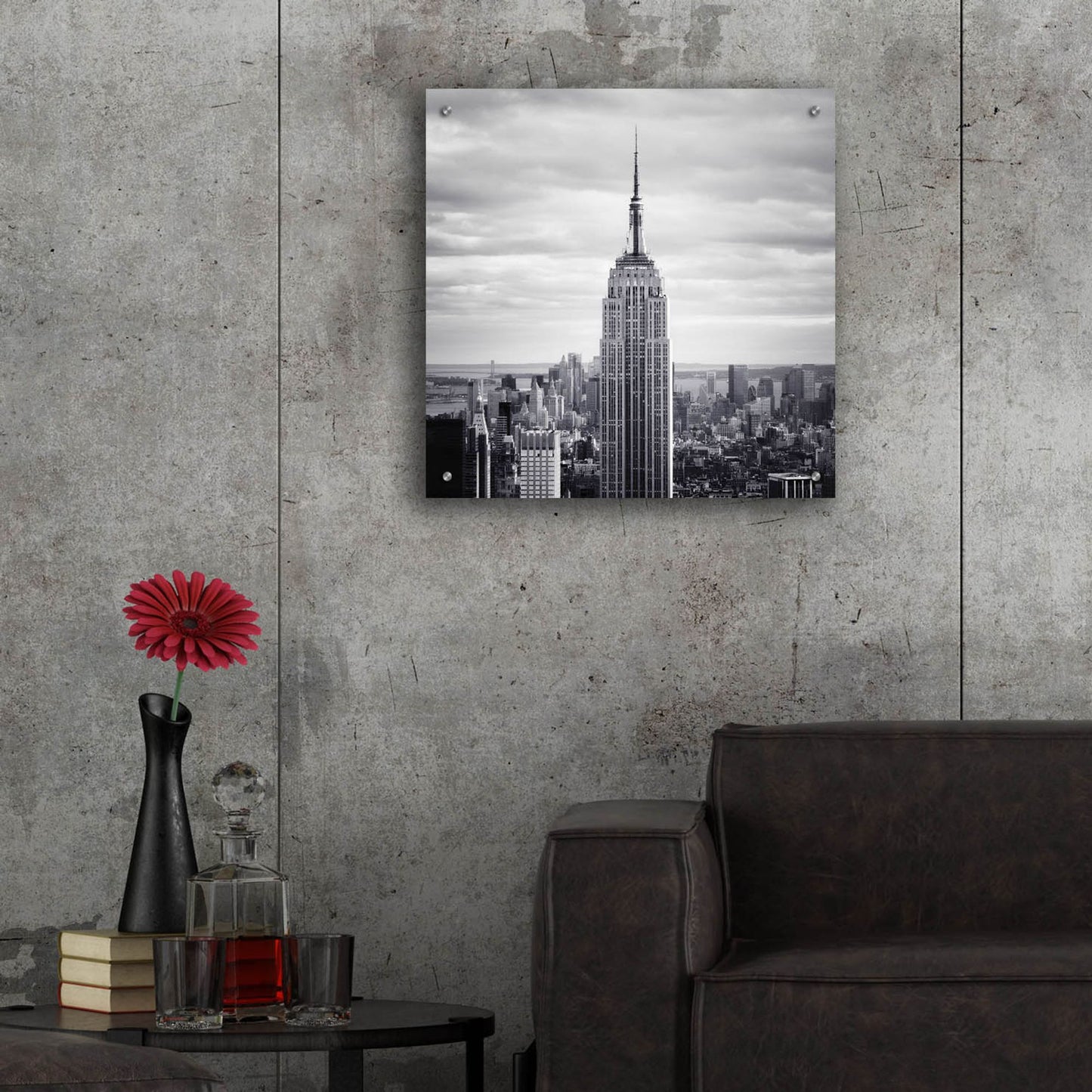 Epic Art 'NYC Empire' by Nina Papiorek, Acrylic Glass Wall Art,24x24