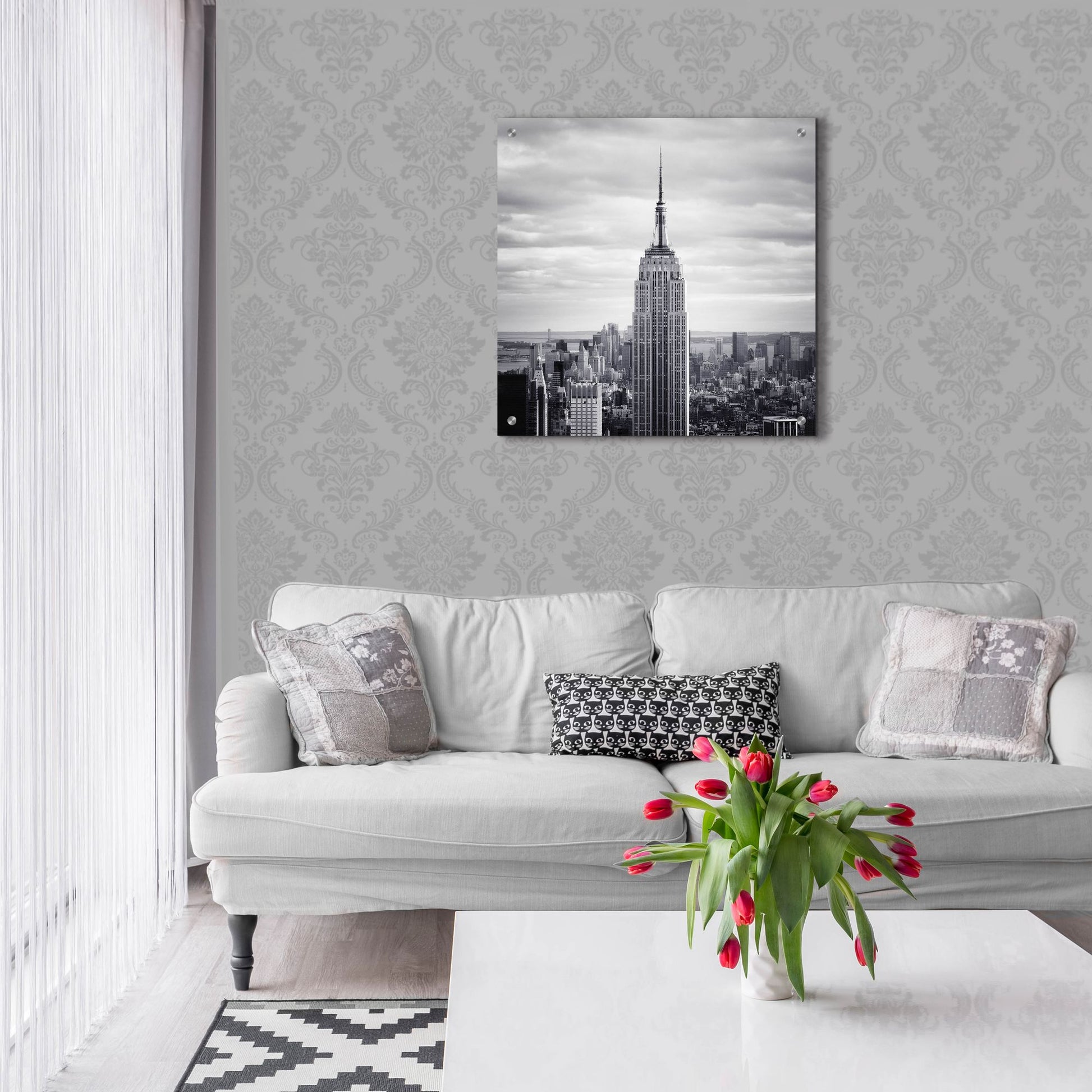 Epic Art 'NYC Empire' by Nina Papiorek, Acrylic Glass Wall Art,24x24