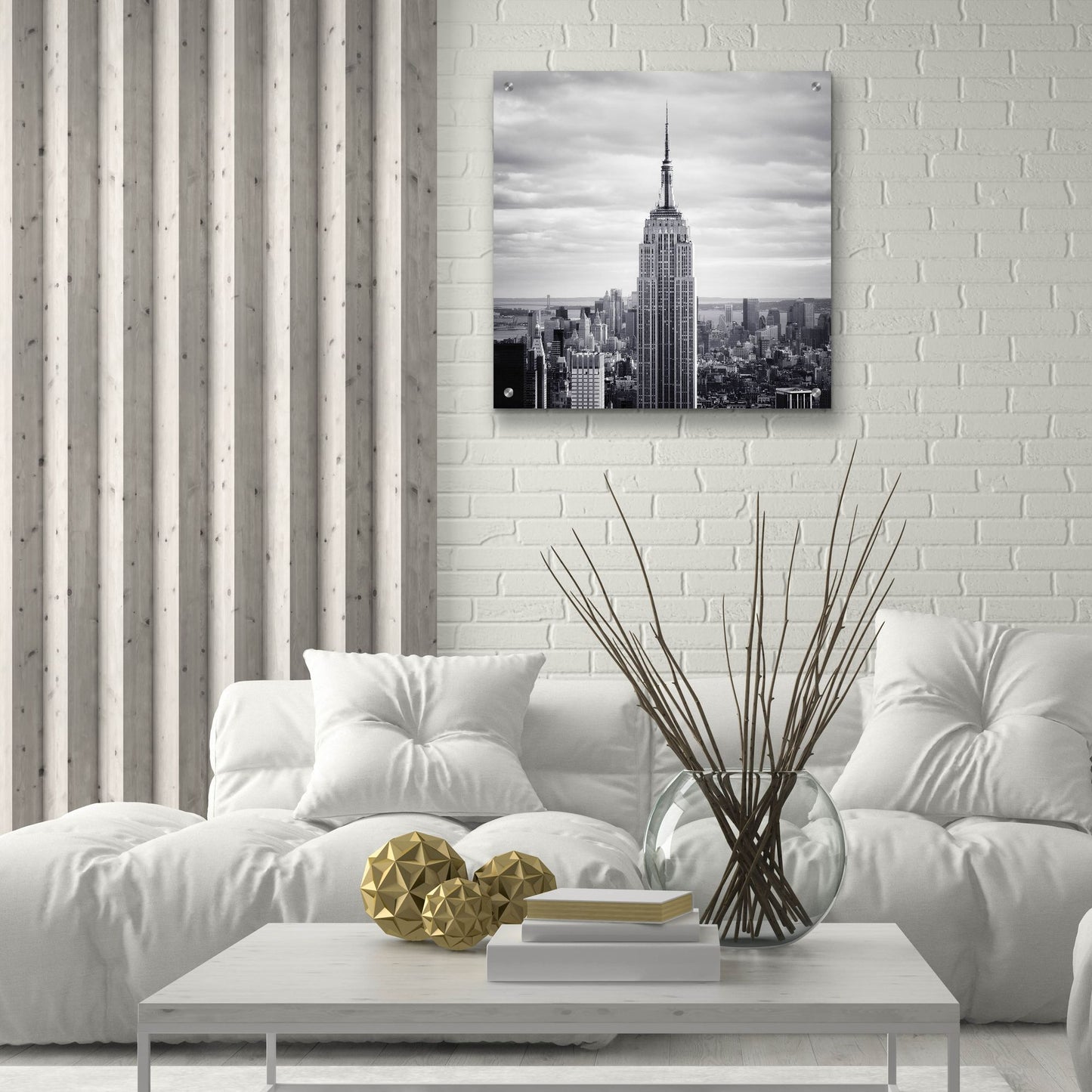 Epic Art 'NYC Empire' by Nina Papiorek, Acrylic Glass Wall Art,24x24