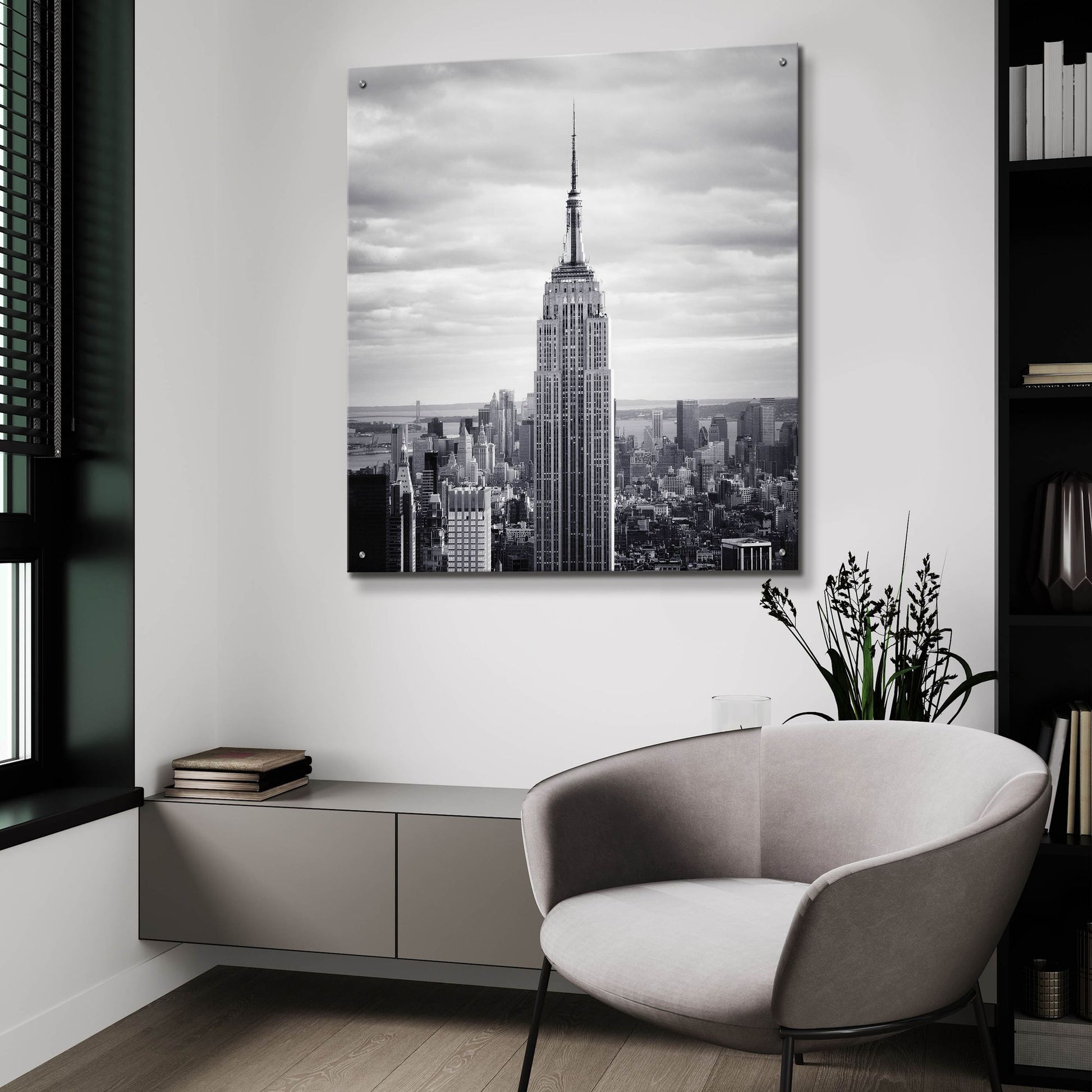 Epic Art 'NYC Empire' by Nina Papiorek, Acrylic Glass Wall Art,36x36