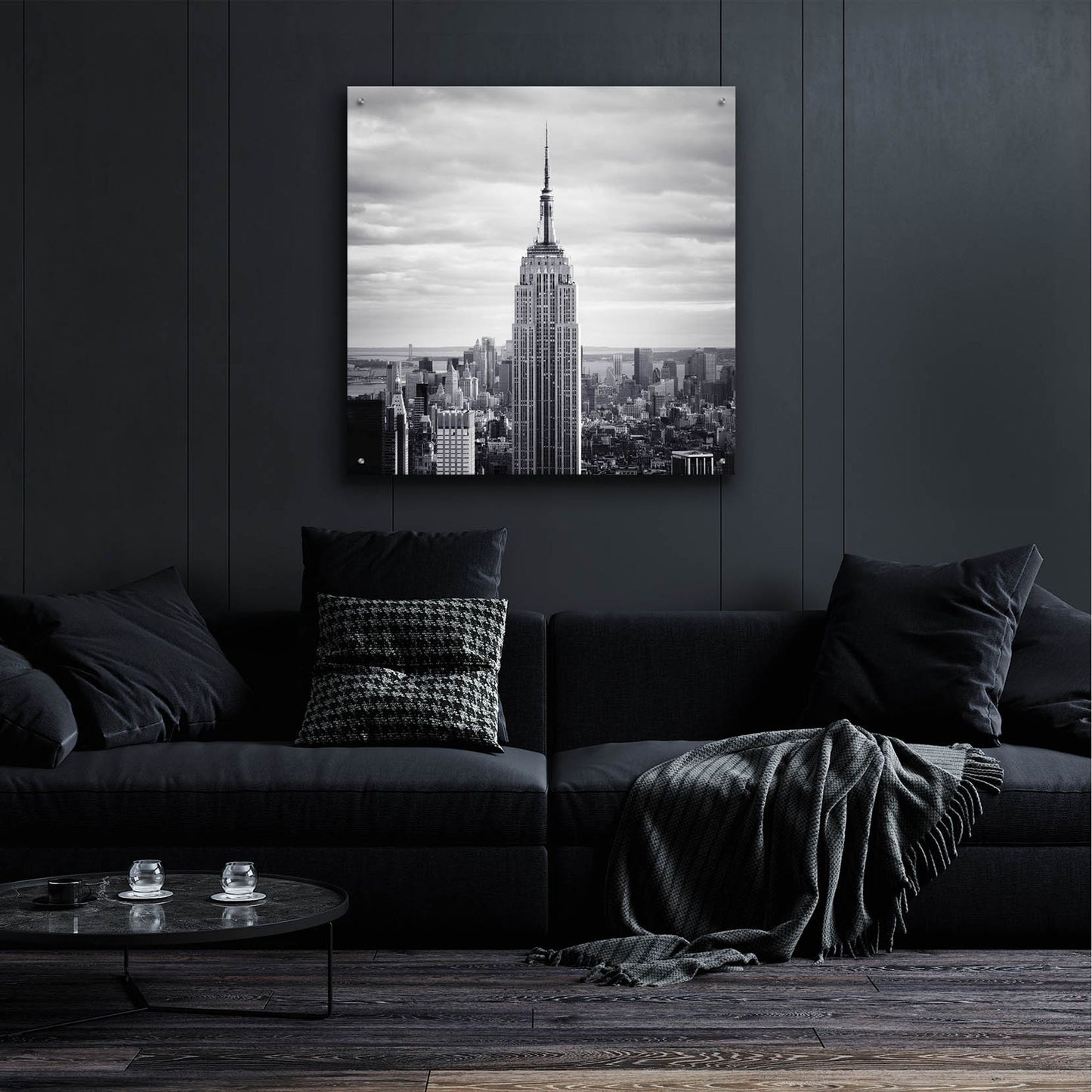 Epic Art 'NYC Empire' by Nina Papiorek, Acrylic Glass Wall Art,36x36