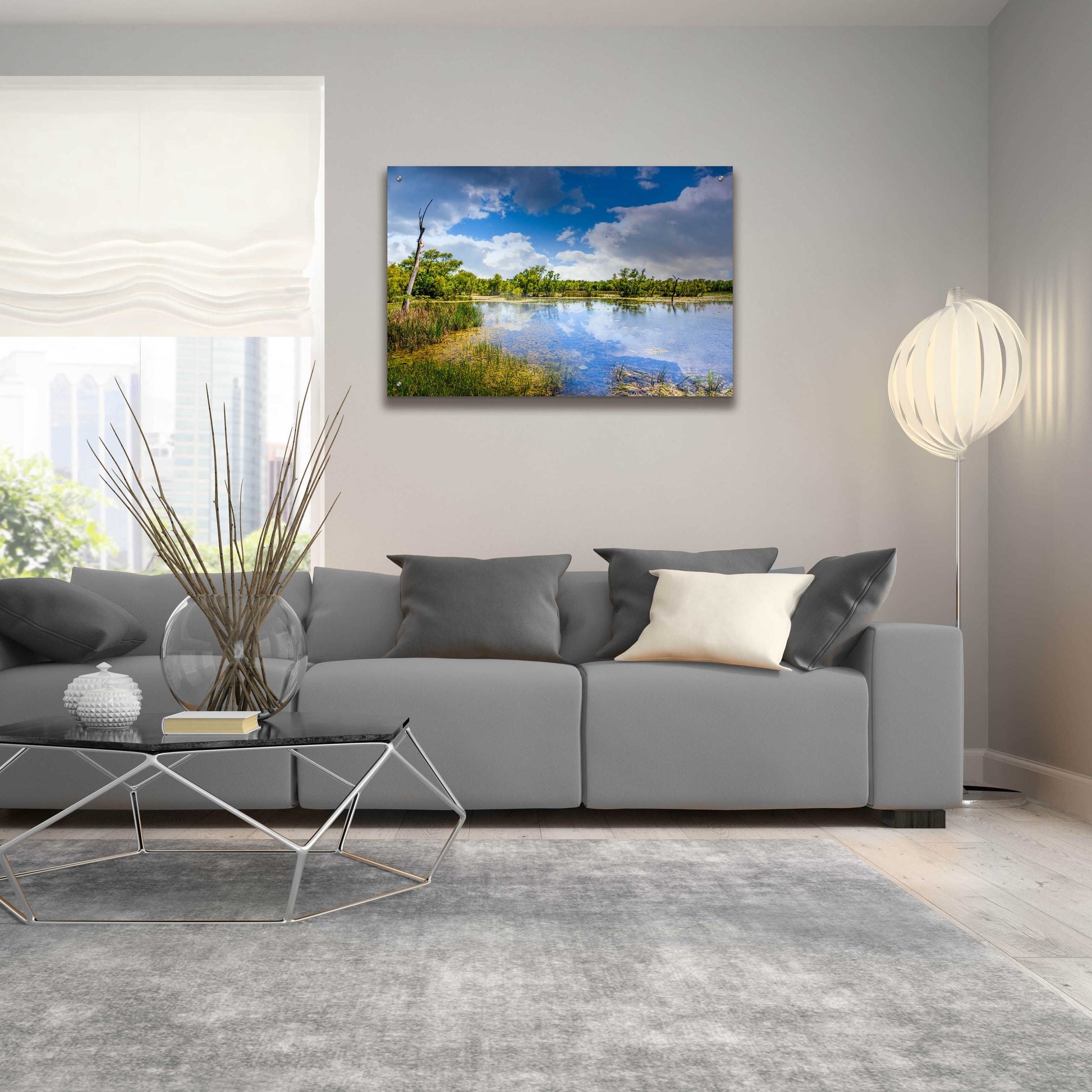 Epic Art 'Brazos Bend Sunny Afternoon' by Grace Fine Arts Photography, Acrylic Glass Wall Art,36x24