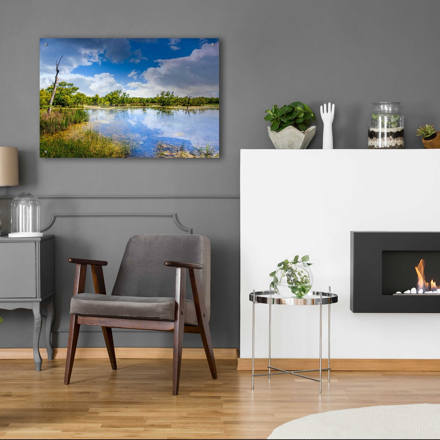 Epic Art 'Brazos Bend Sunny Afternoon' by Grace Fine Arts Photography, Acrylic Glass Wall Art,36x24