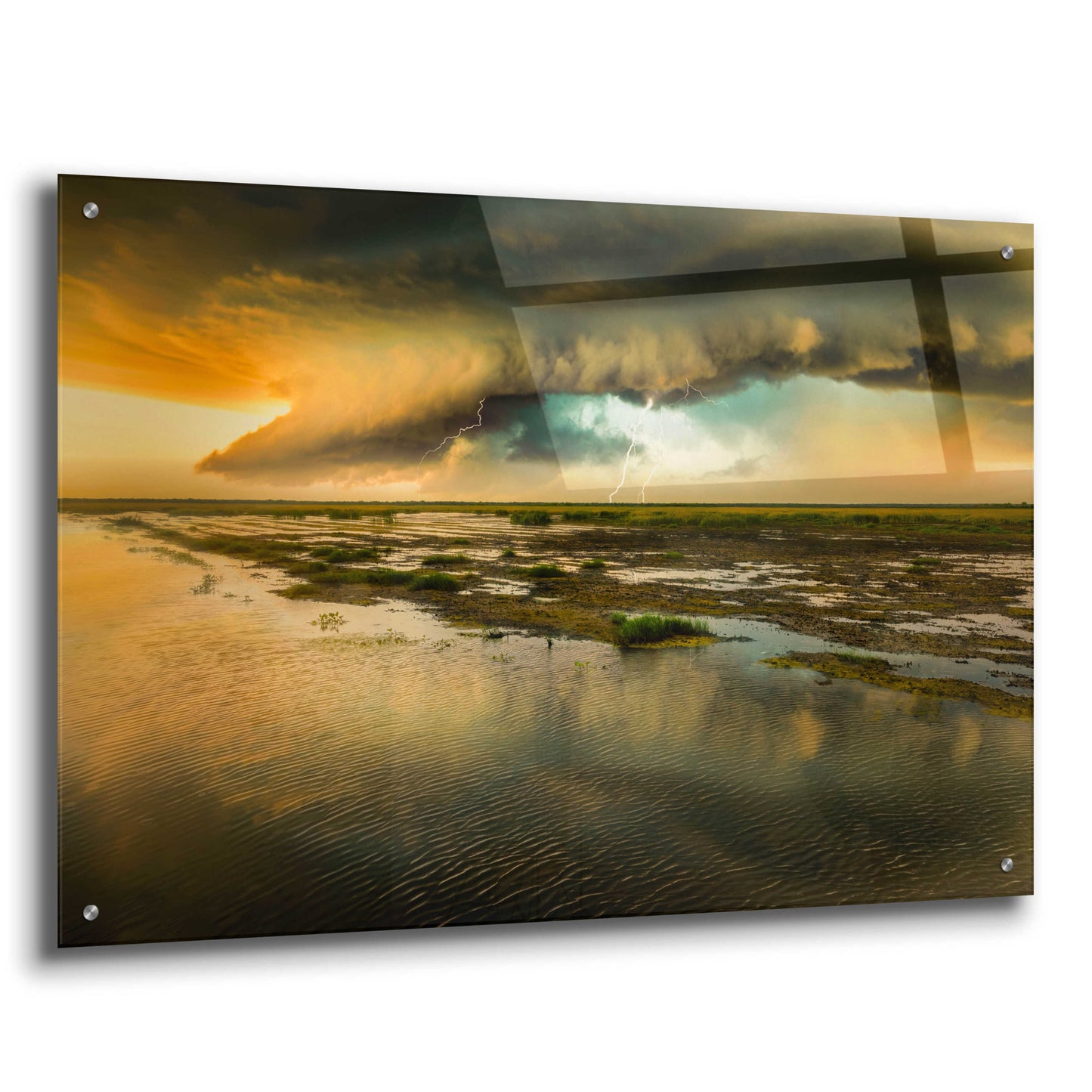 Epic Art 'Coastal Storm Rising' by Grace Fine Arts Photography, Acrylic Glass Wall Art,36x24