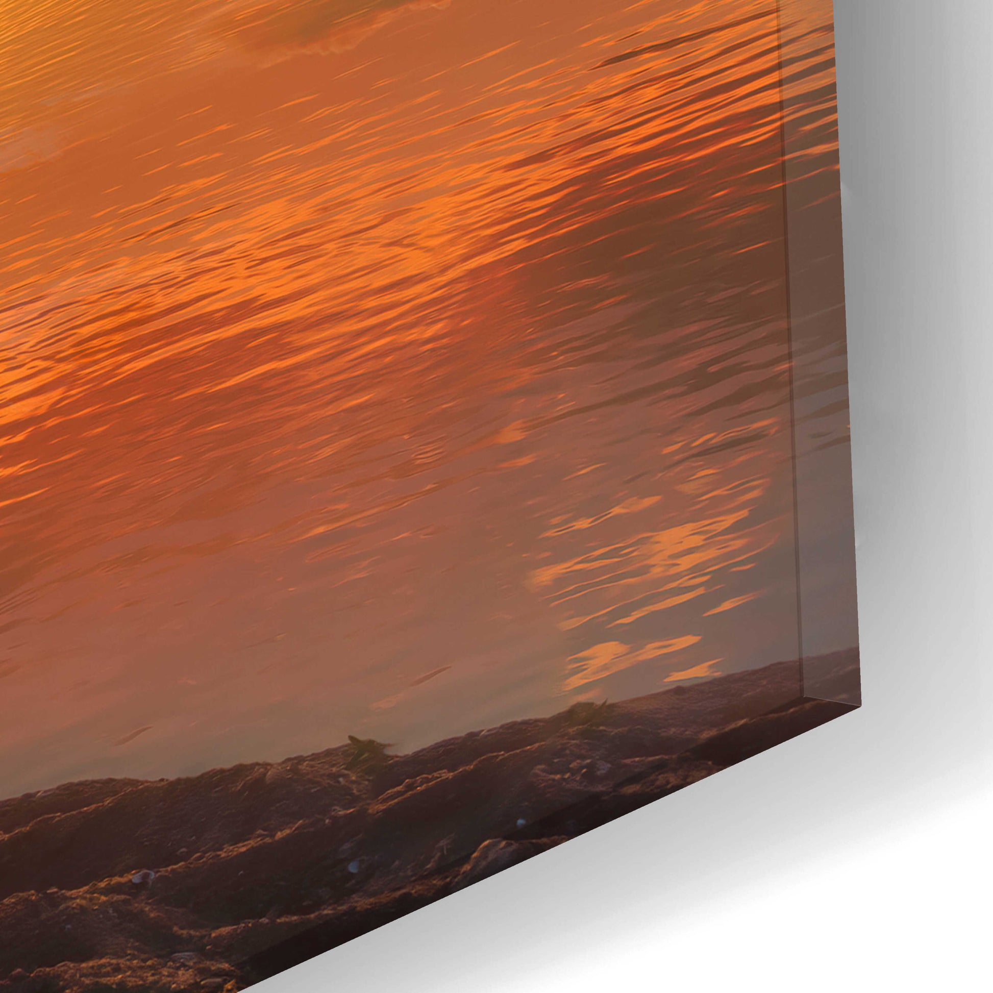 Epic Art 'Llano Sunset' by Grace Fine Arts Photography, Acrylic Glass Wall Art,24x12