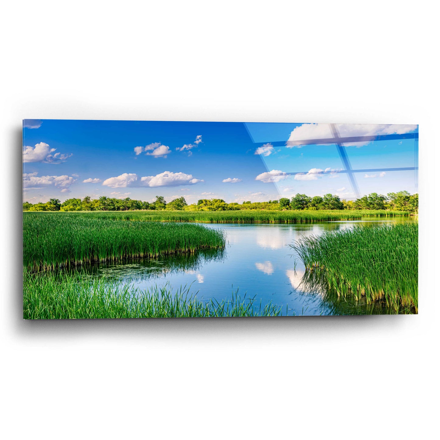 Epic Art 'Midland Reflections 1' by Grace Fine Arts Photography, Acrylic Glass Wall Art,24x12