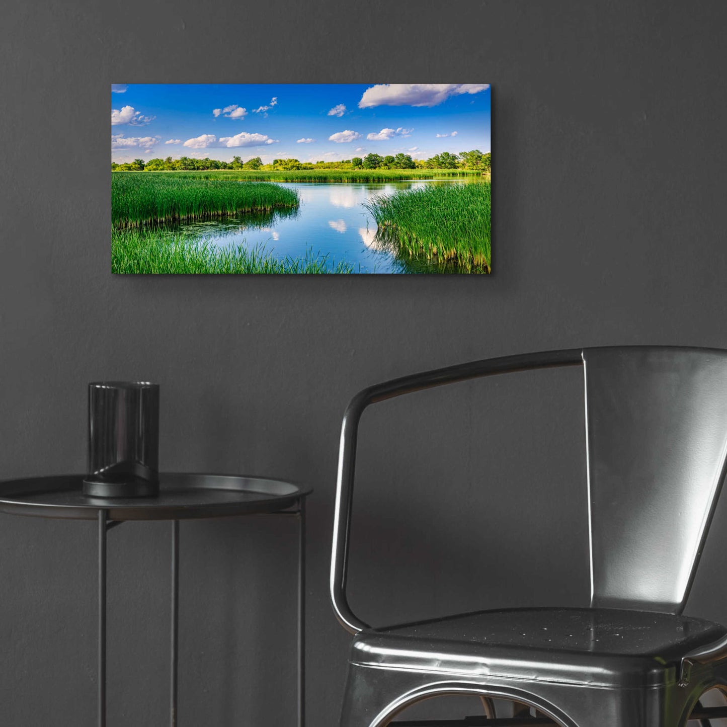 Epic Art 'Midland Reflections 1' by Grace Fine Arts Photography, Acrylic Glass Wall Art,24x12