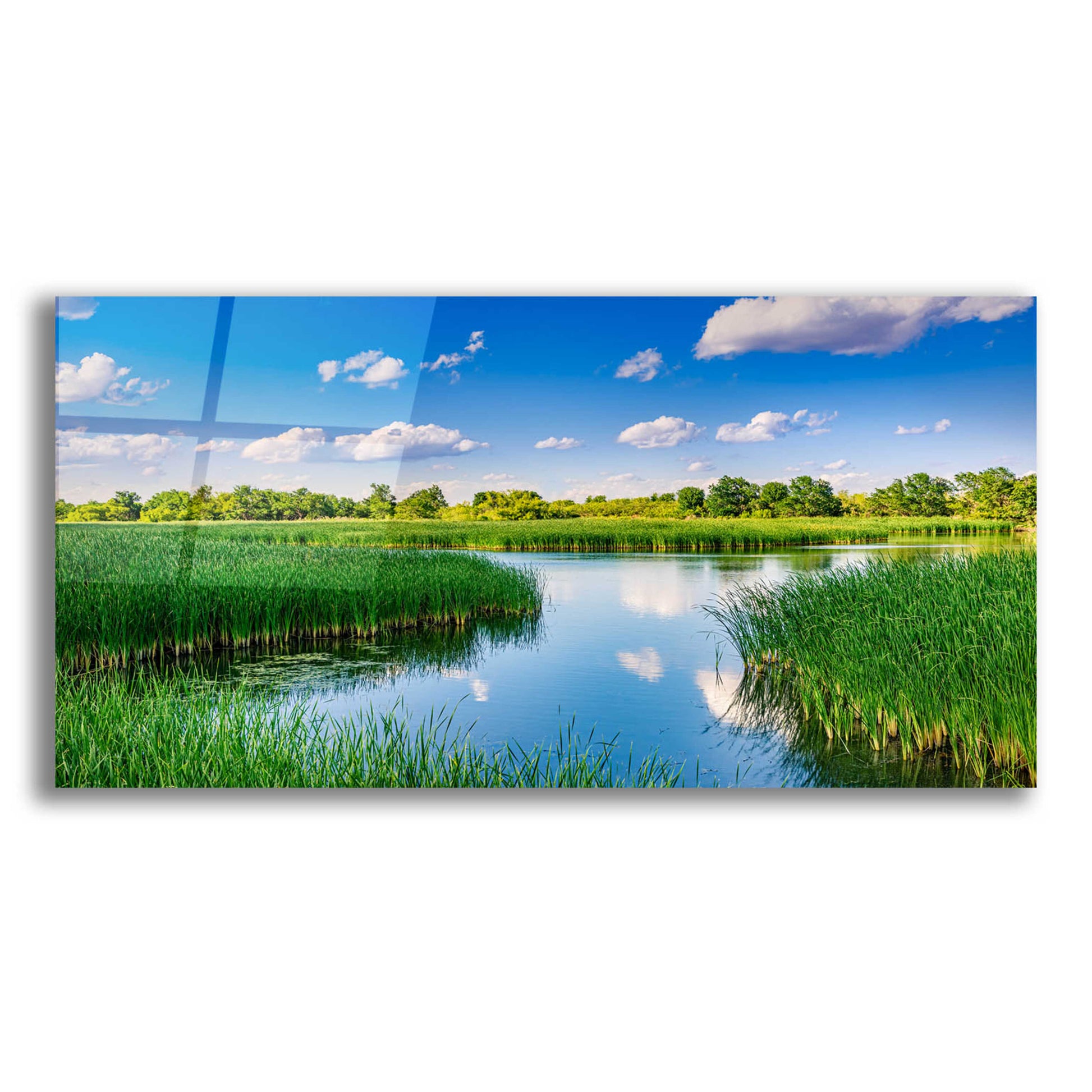 Epic Art 'Midland Reflections 1' by Grace Fine Arts Photography, Acrylic Glass Wall Art,24x12