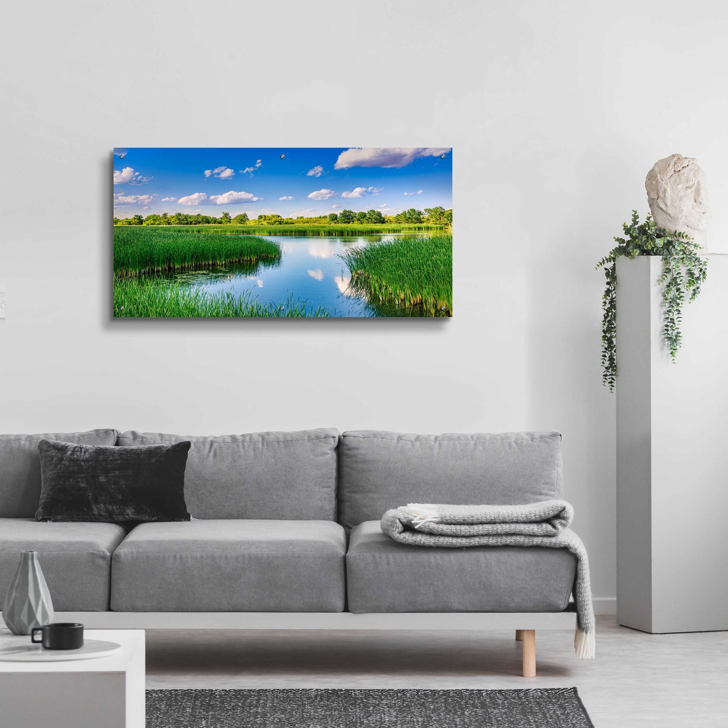 Epic Art 'Midland Reflections 1' by Grace Fine Arts Photography, Acrylic Glass Wall Art,48x24