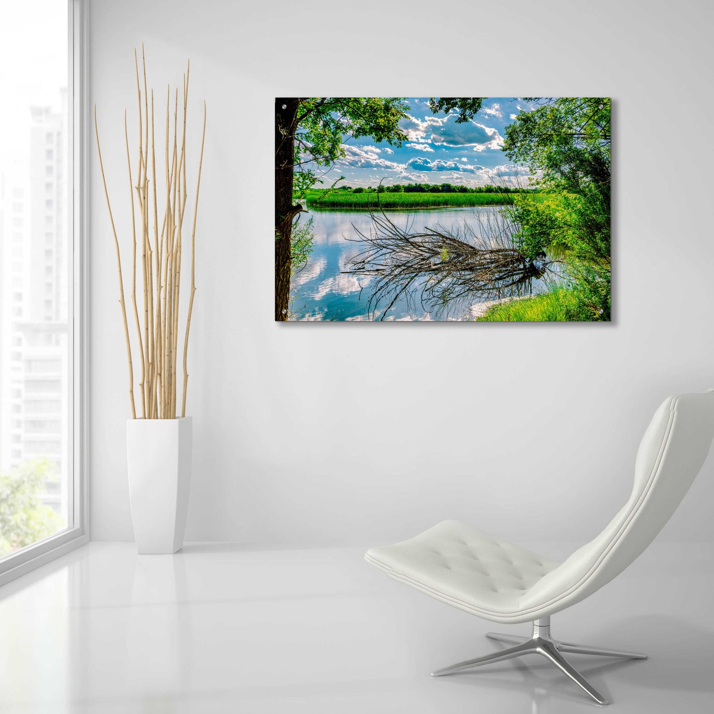 Epic Art 'Midland Reflections 2' by Grace Fine Arts Photography, Acrylic Glass Wall Art,36x24