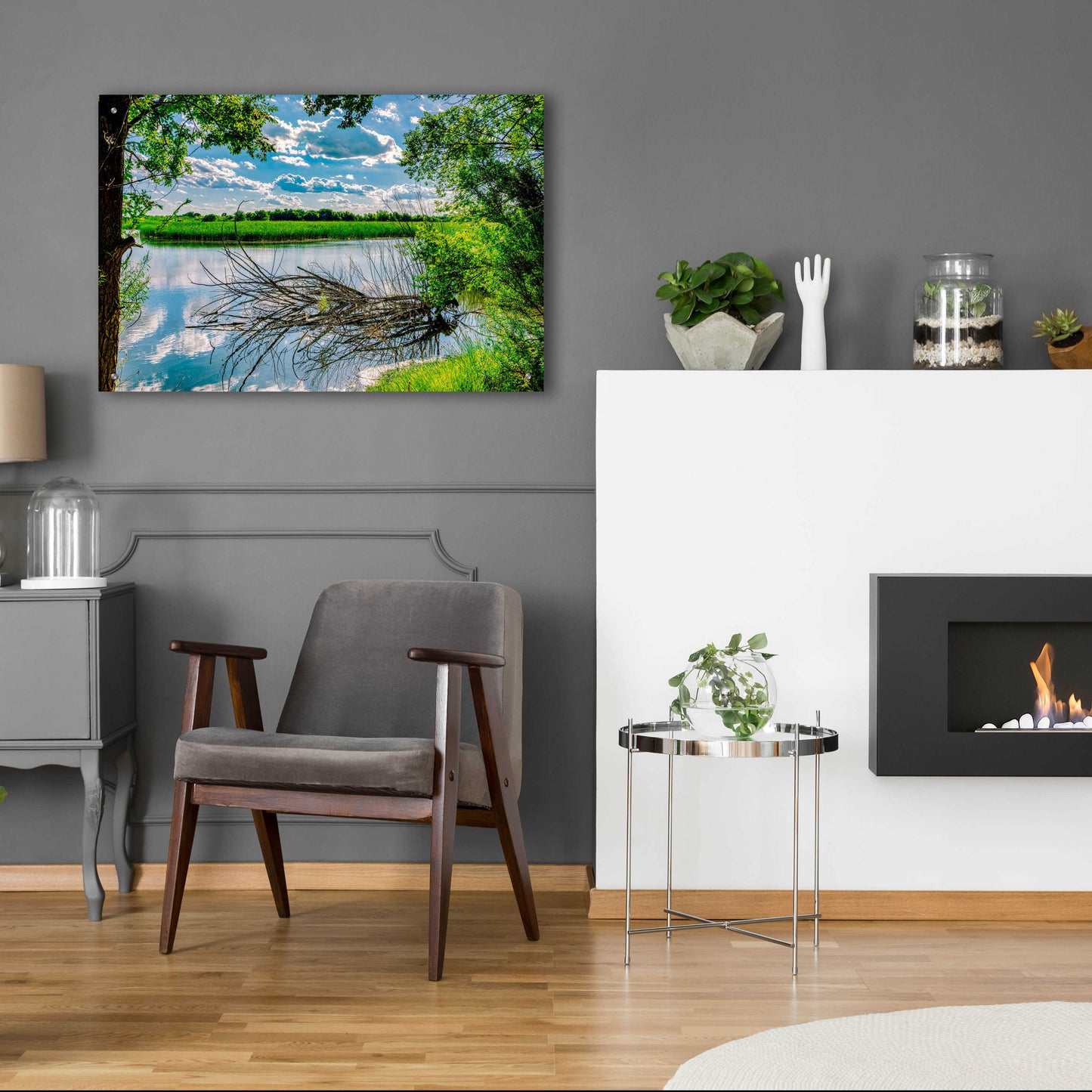 Epic Art 'Midland Reflections 2' by Grace Fine Arts Photography, Acrylic Glass Wall Art,36x24