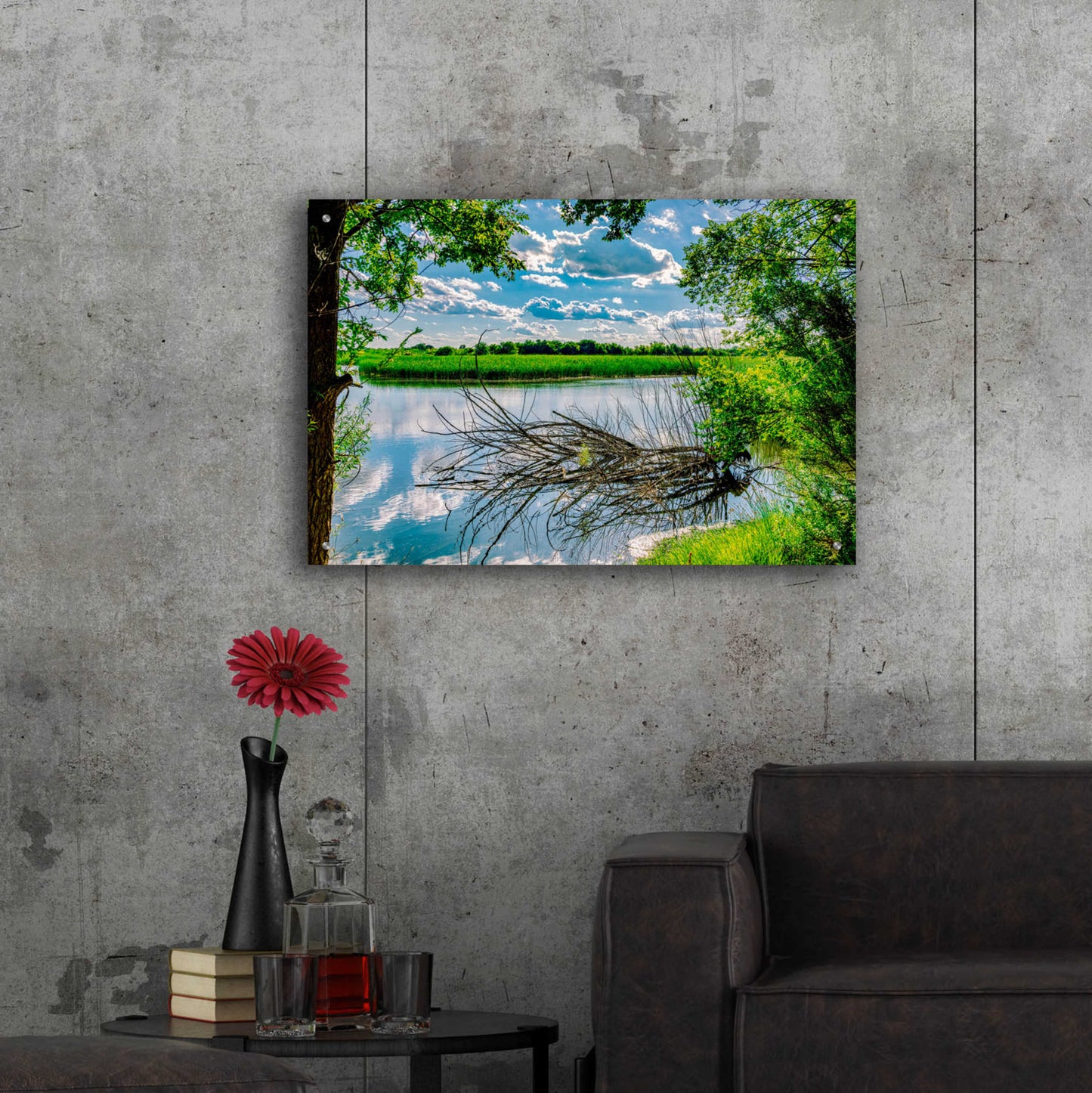 Epic Art 'Midland Reflections 2' by Grace Fine Arts Photography, Acrylic Glass Wall Art,36x24