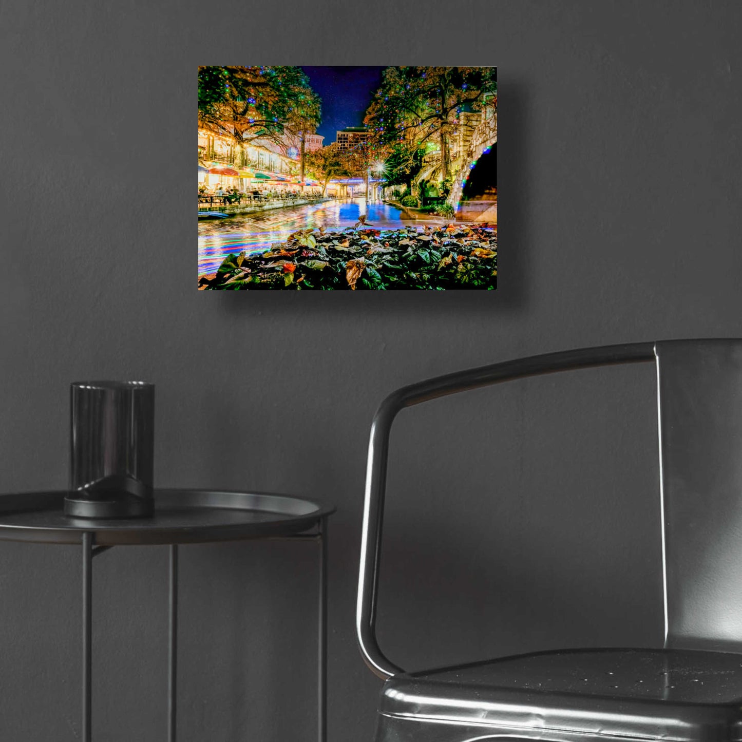 Epic Art 'Riverwalk Holiday Boating' by Grace Fine Arts Photography, Acrylic Glass Wall Art,16x12