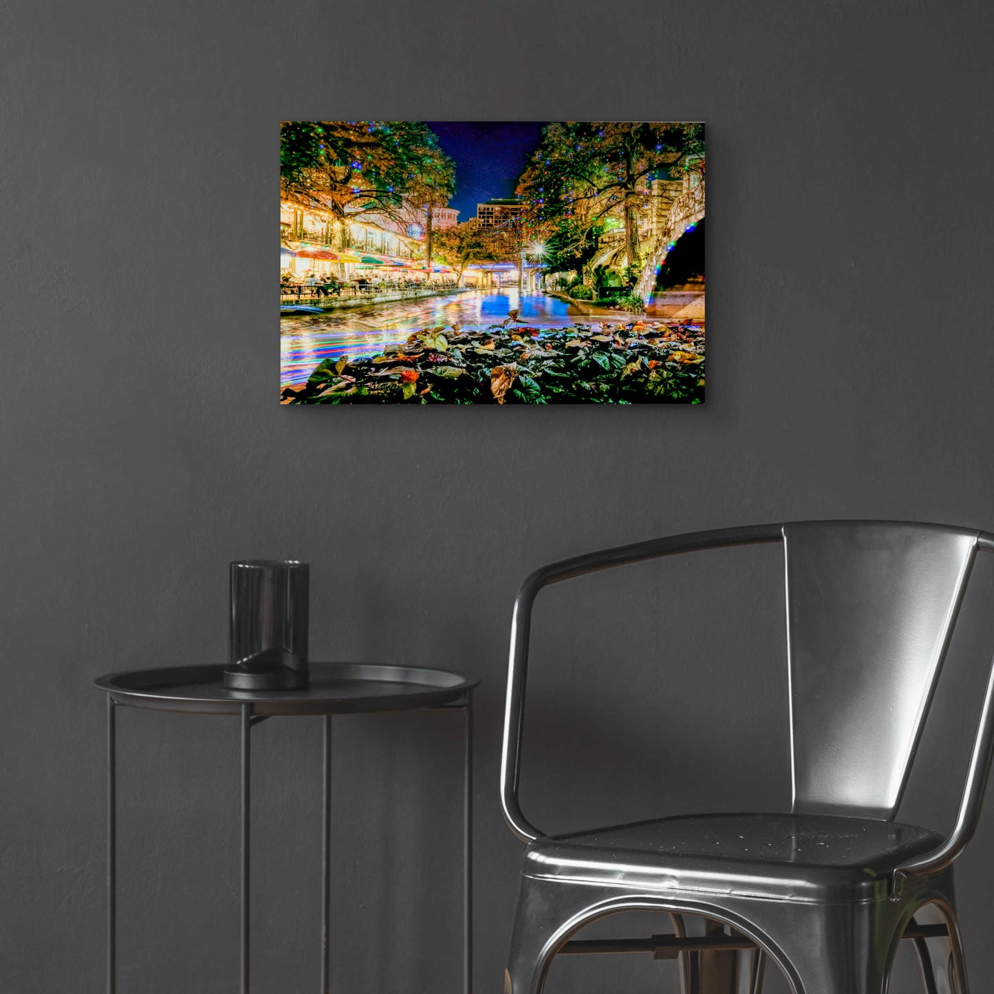 Epic Art 'Riverwalk Holiday Boating' by Grace Fine Arts Photography, Acrylic Glass Wall Art,24x16