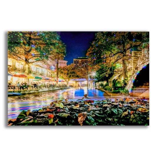 Epic Art 'Riverwalk Holiday Boating' by Grace Fine Arts Photography, Acrylic Glass Wall Art