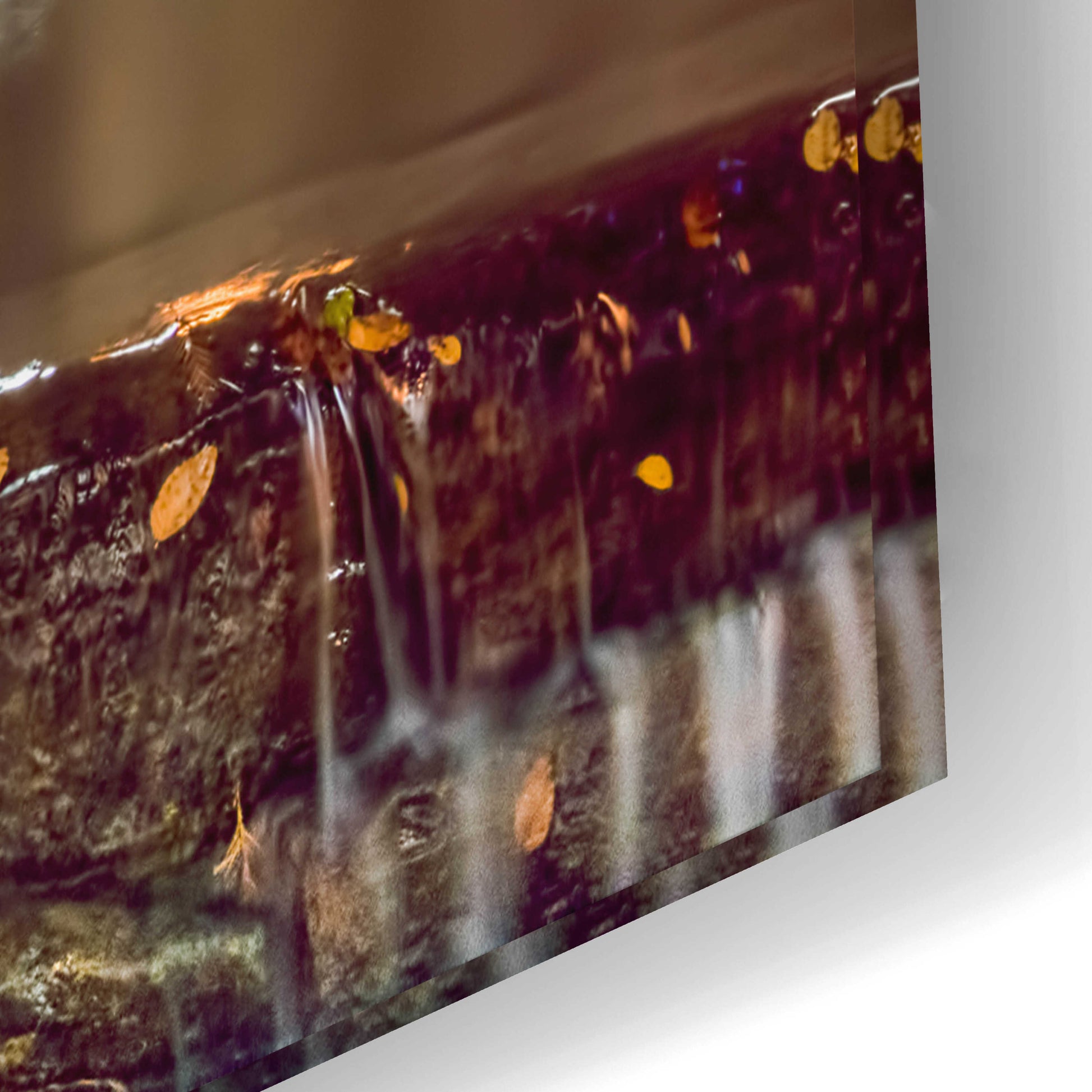 Epic Art 'Riverwalk Waterfall 3' by Grace Fine Arts Photography, Acrylic Glass Wall Art,24x16