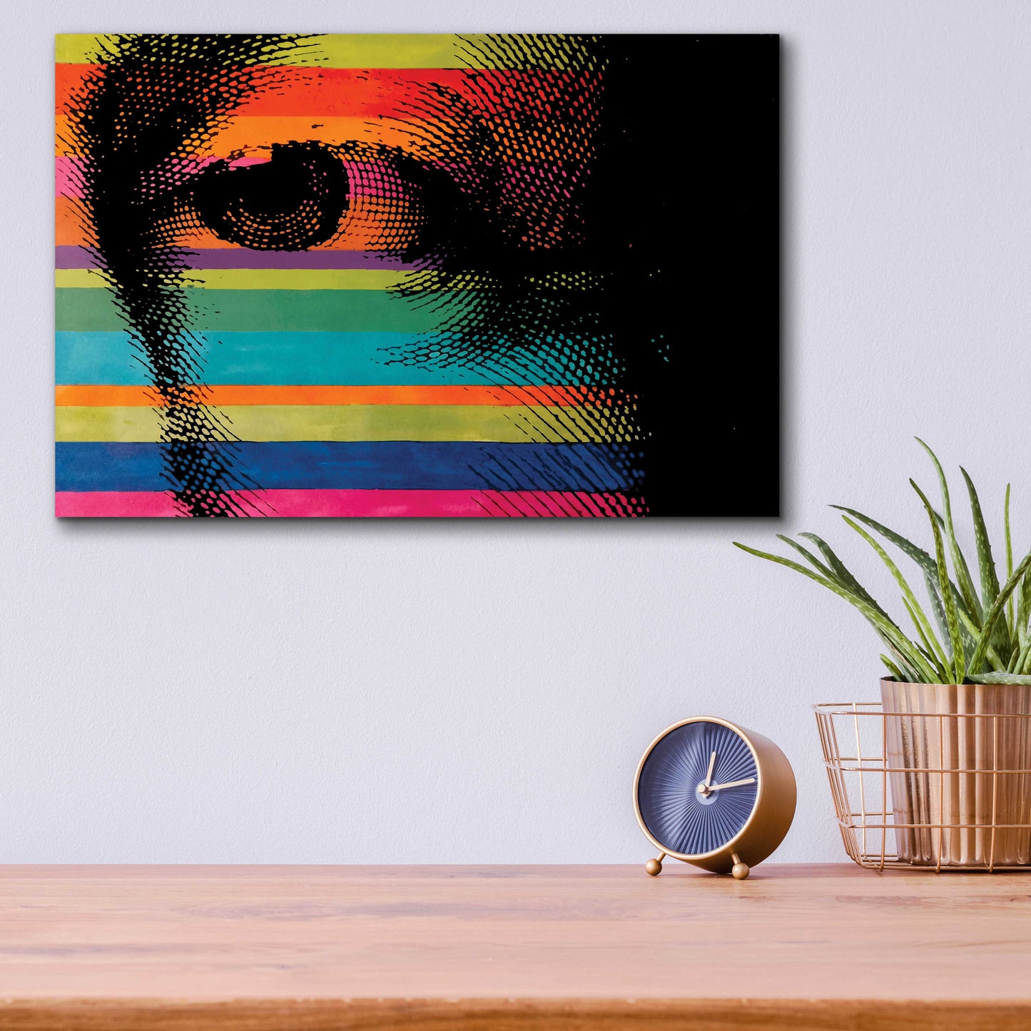 Epic Art 'George’s Eye' by Howie Green, Acrylic Glass Wall Art,16x12