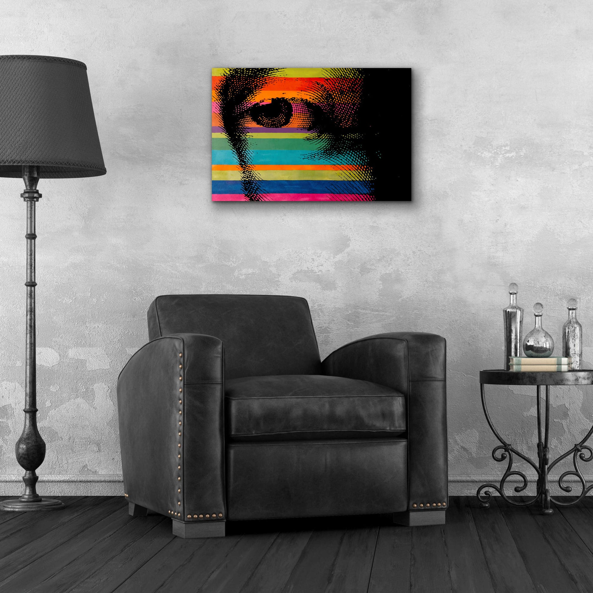 Epic Art 'George’s Eye' by Howie Green, Acrylic Glass Wall Art,24x16