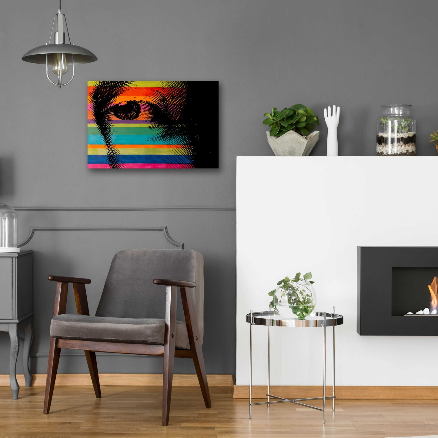 Epic Art 'George’s Eye' by Howie Green, Acrylic Glass Wall Art,24x16