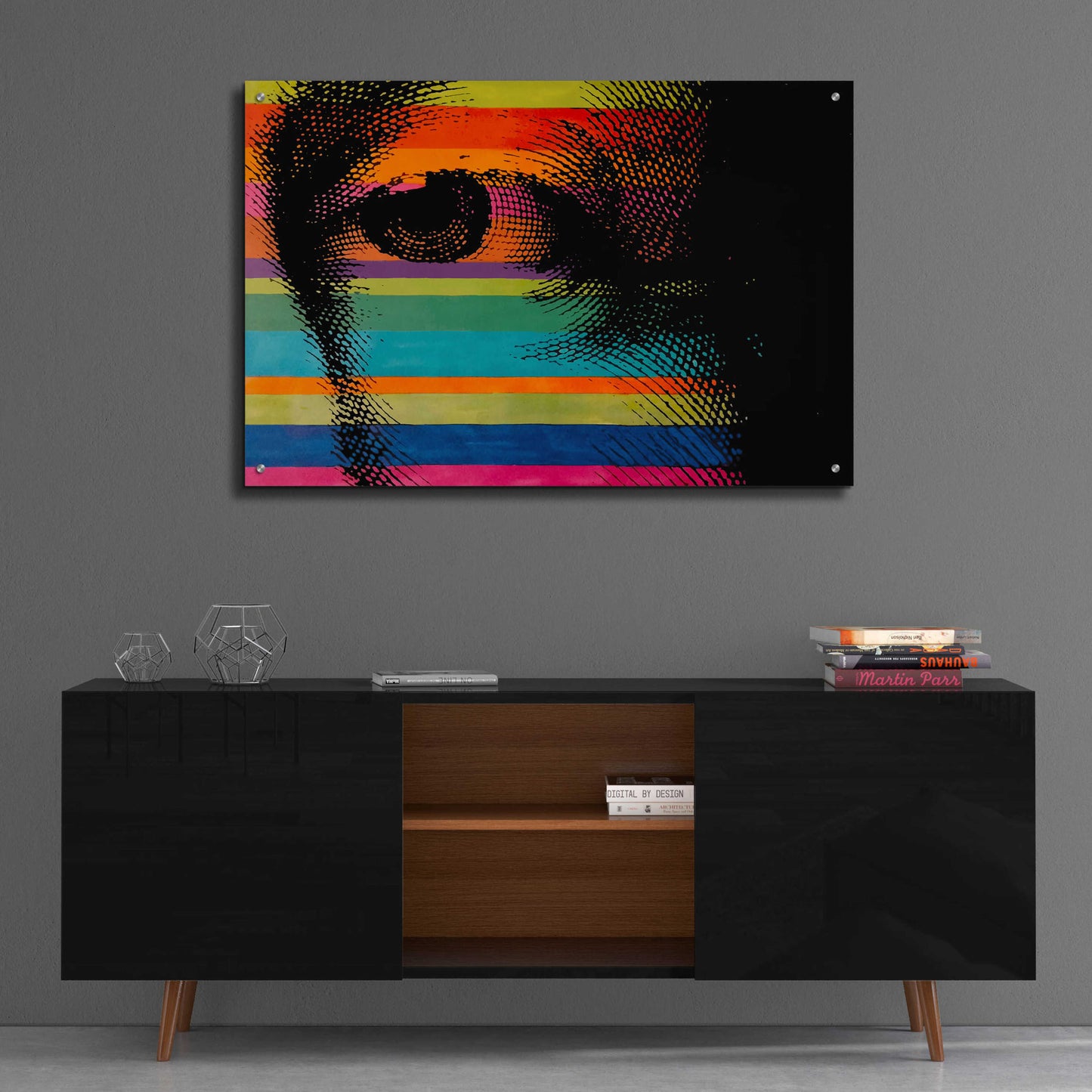 Epic Art 'George’s Eye' by Howie Green, Acrylic Glass Wall Art,36x24