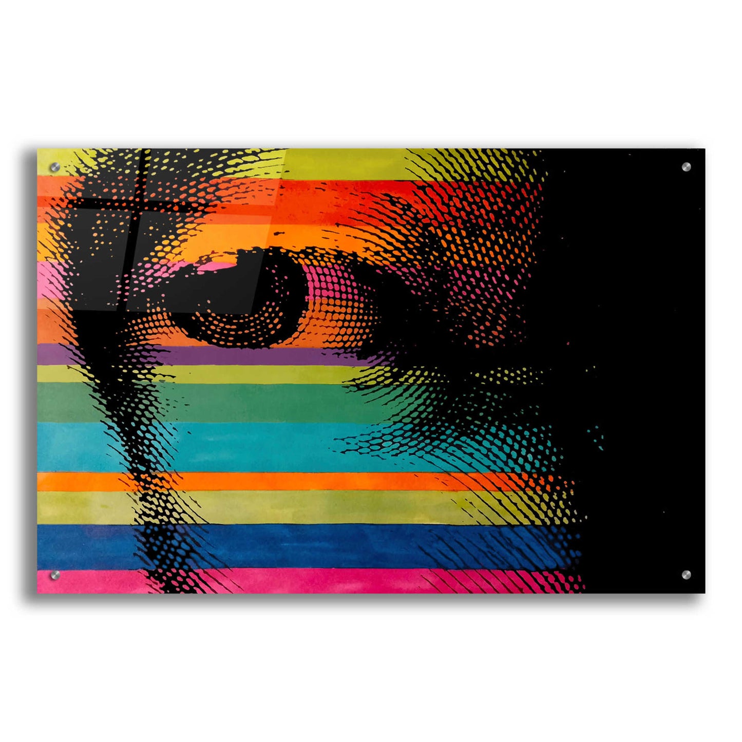 Epic Art 'George’s Eye' by Howie Green, Acrylic Glass Wall Art,36x24