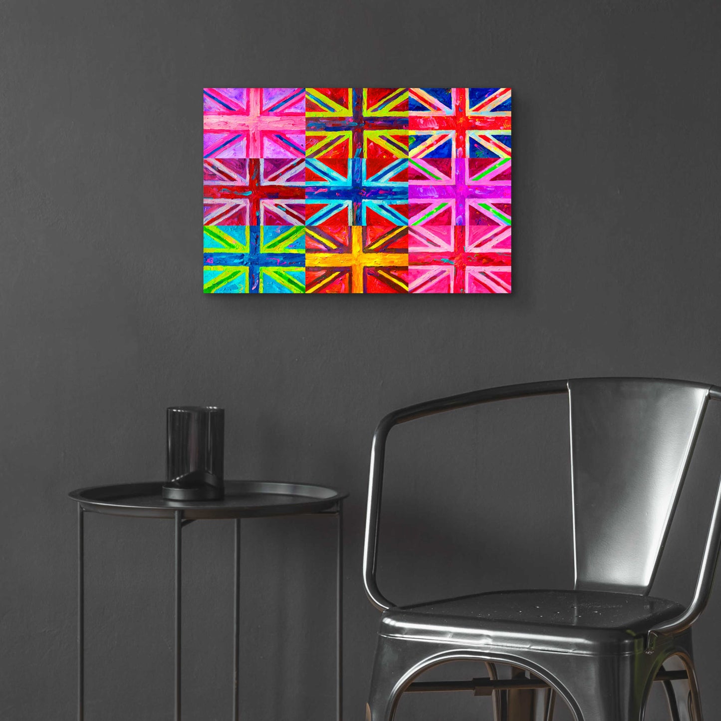 Epic Art 'Union Jacks' by Howie Green, Acrylic Glass Wall Art,24x16