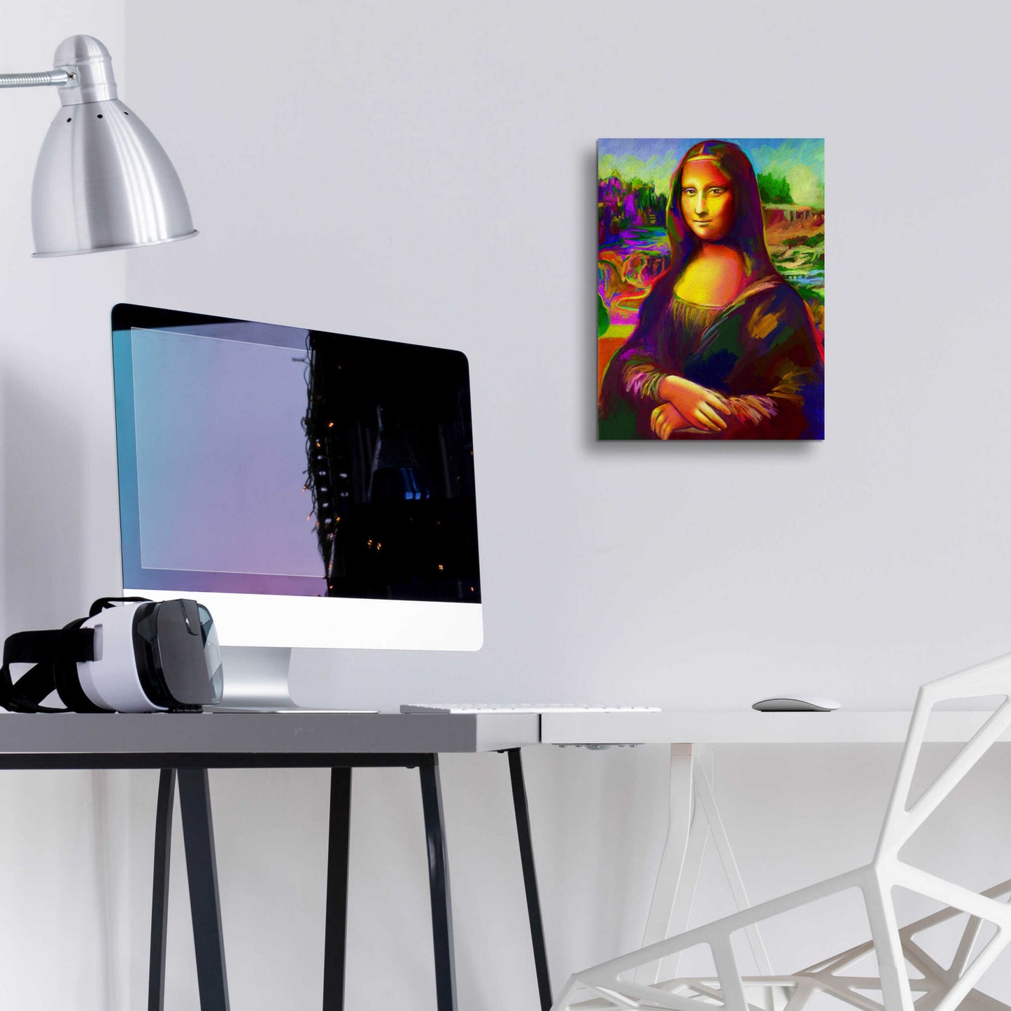 Epic Art 'Mona Lisa' by Howie Green, Acrylic Glass Wall Art,12x16