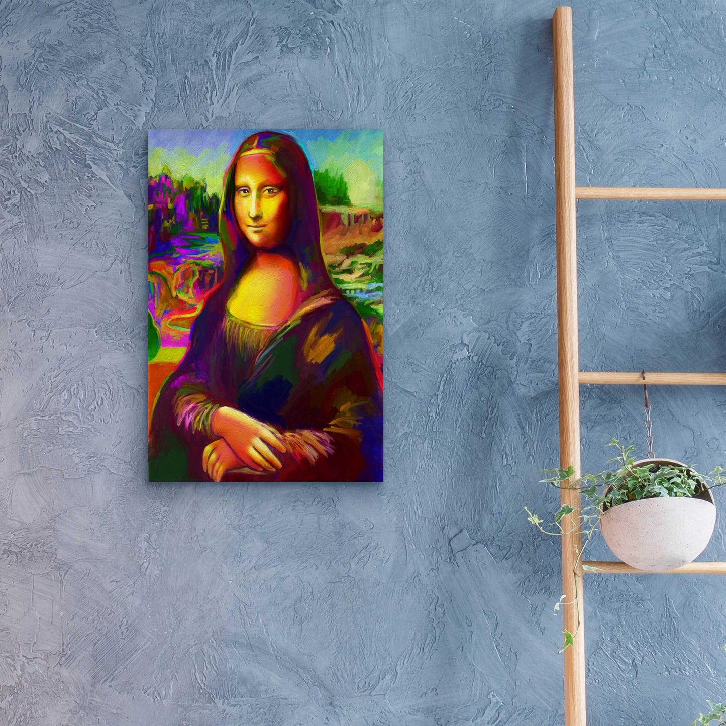 Epic Art 'Mona Lisa' by Howie Green, Acrylic Glass Wall Art,16x24