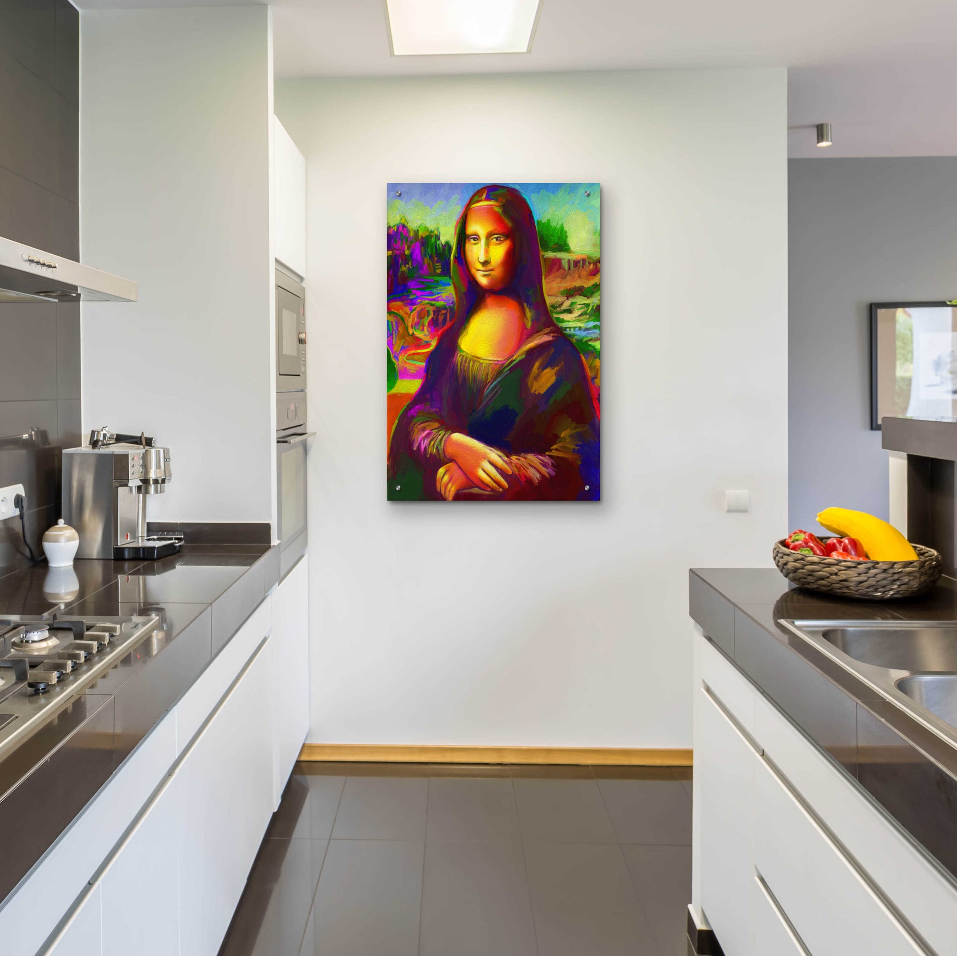 Epic Art 'Mona Lisa' by Howie Green, Acrylic Glass Wall Art,24x36