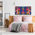 Epic Art 'Holiday Candles Panorama' by Howie Green, Acrylic Glass Wall Art,48x24