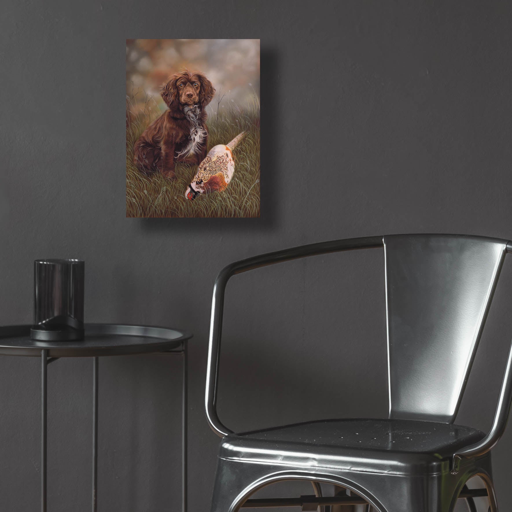 Epic Art 'Cocker Spaniel Tia' by Karie-Ann Cooper, Acrylic Glass Wall Art,12x16