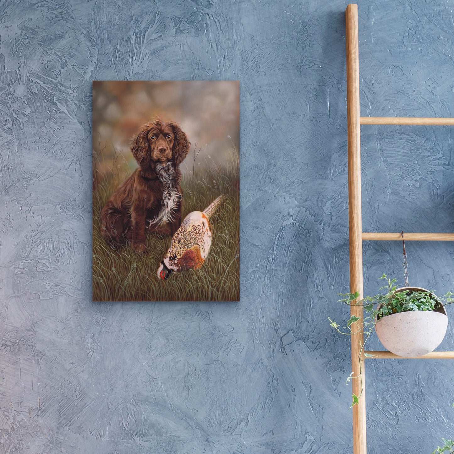 Epic Art 'Cocker Spaniel Tia' by Karie-Ann Cooper, Acrylic Glass Wall Art,16x24