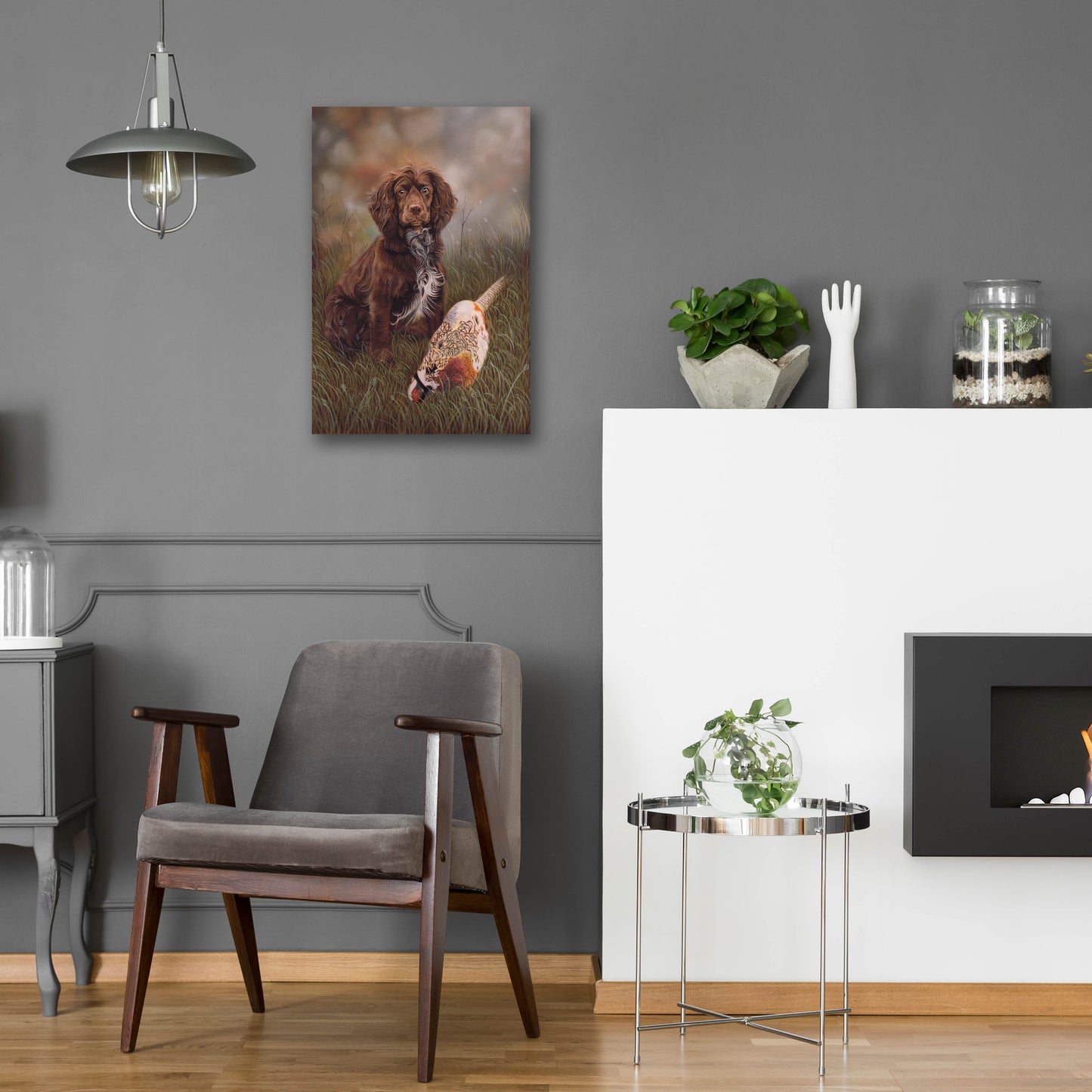 Epic Art 'Cocker Spaniel Tia' by Karie-Ann Cooper, Acrylic Glass Wall Art,16x24