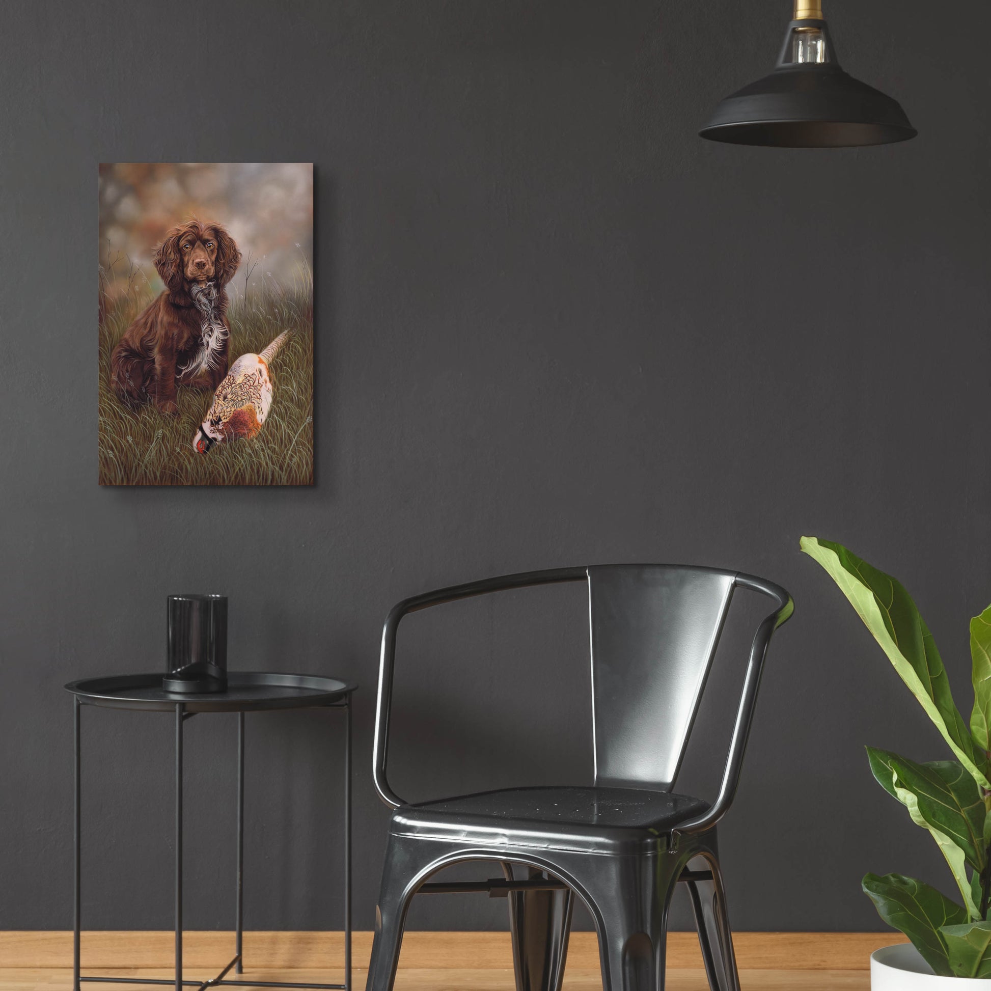 Epic Art 'Cocker Spaniel Tia' by Karie-Ann Cooper, Acrylic Glass Wall Art,16x24