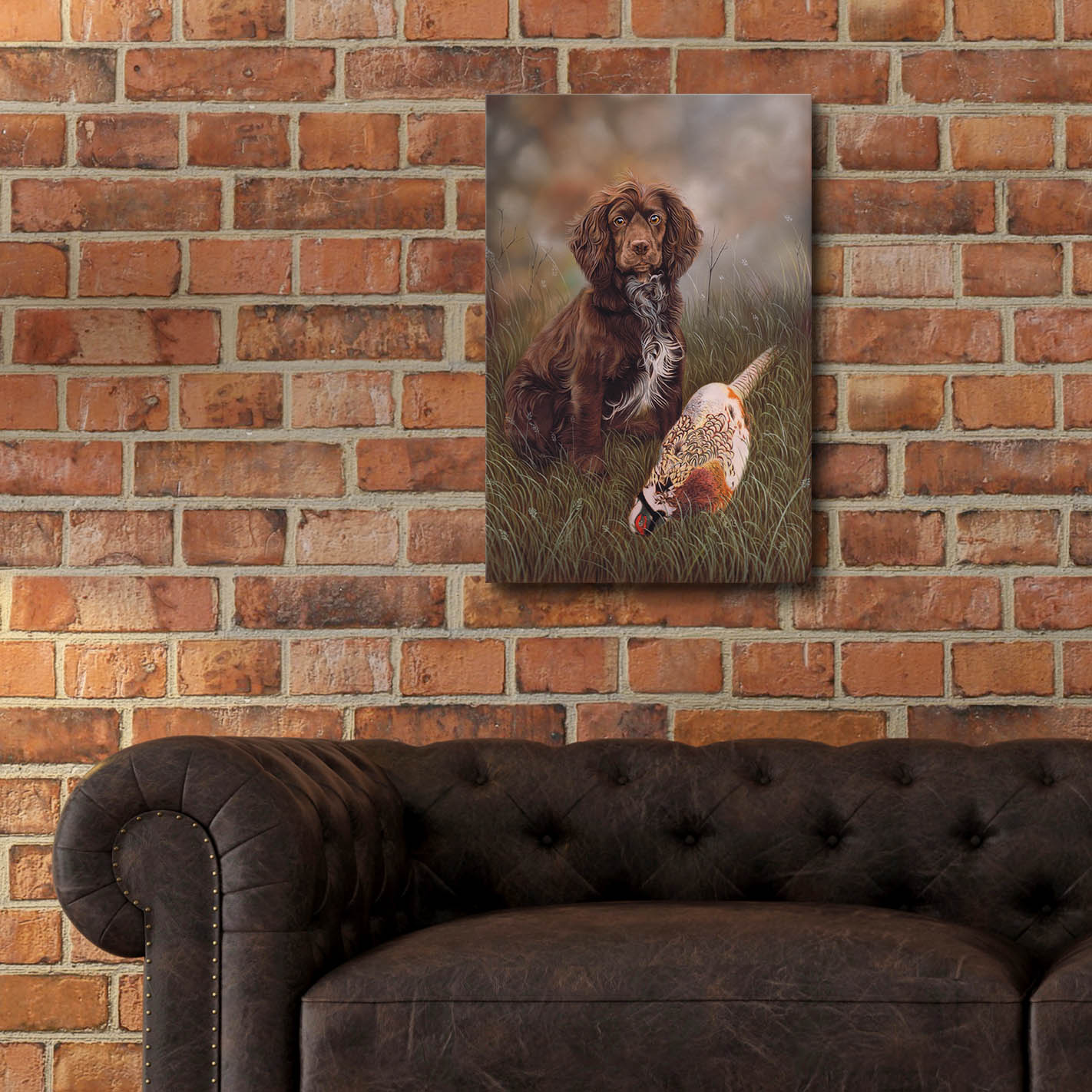 Epic Art 'Cocker Spaniel Tia' by Karie-Ann Cooper, Acrylic Glass Wall Art,16x24