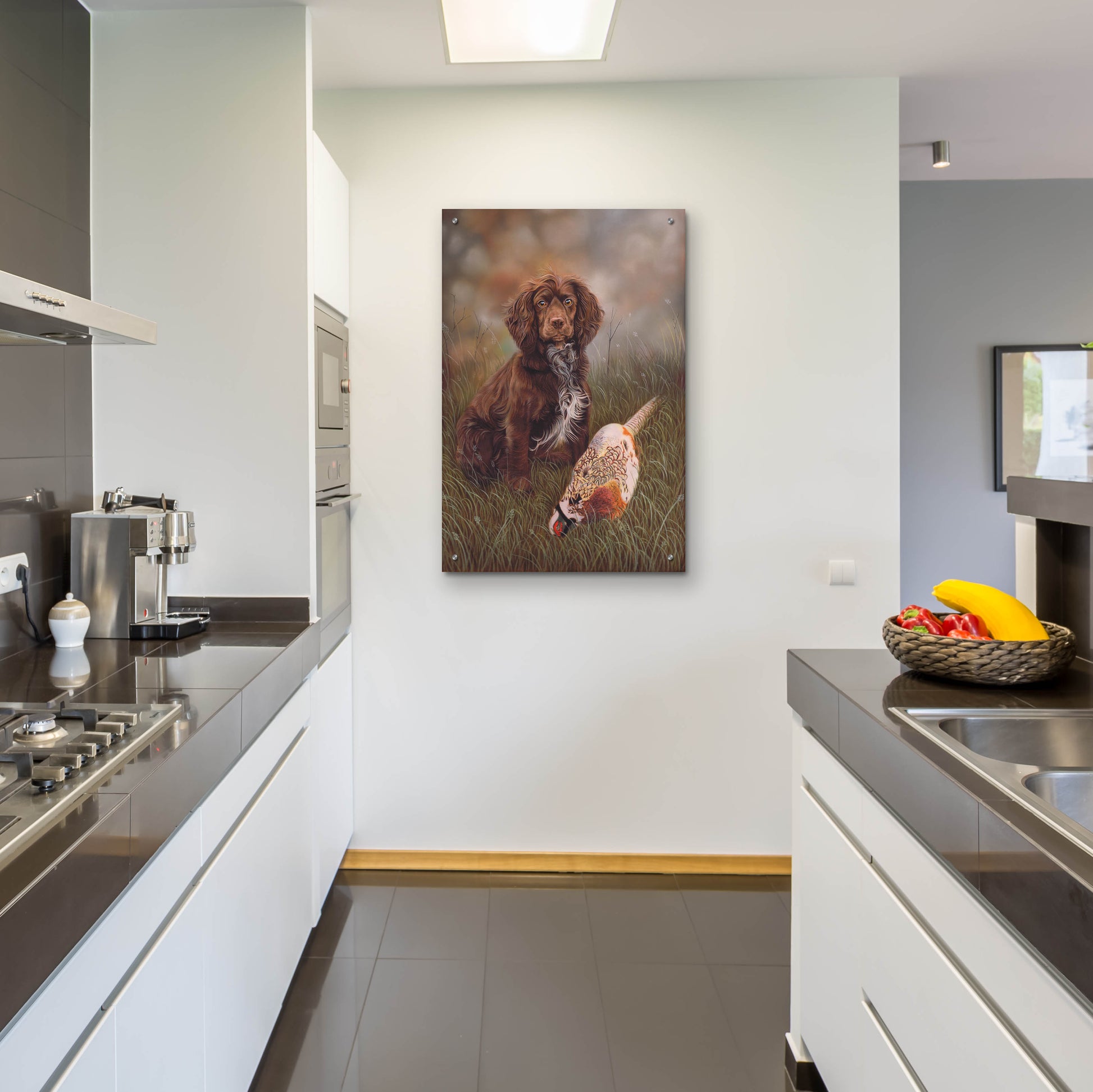 Epic Art 'Cocker Spaniel Tia' by Karie-Ann Cooper, Acrylic Glass Wall Art,24x36