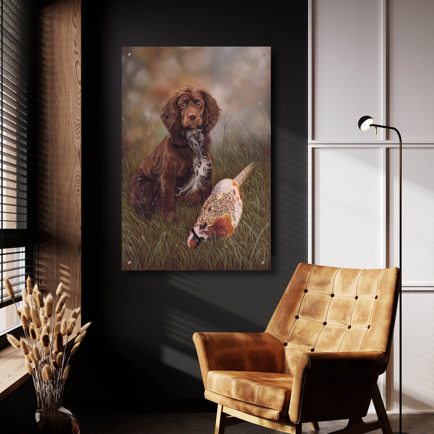 Epic Art 'Cocker Spaniel Tia' by Karie-Ann Cooper, Acrylic Glass Wall Art,24x36